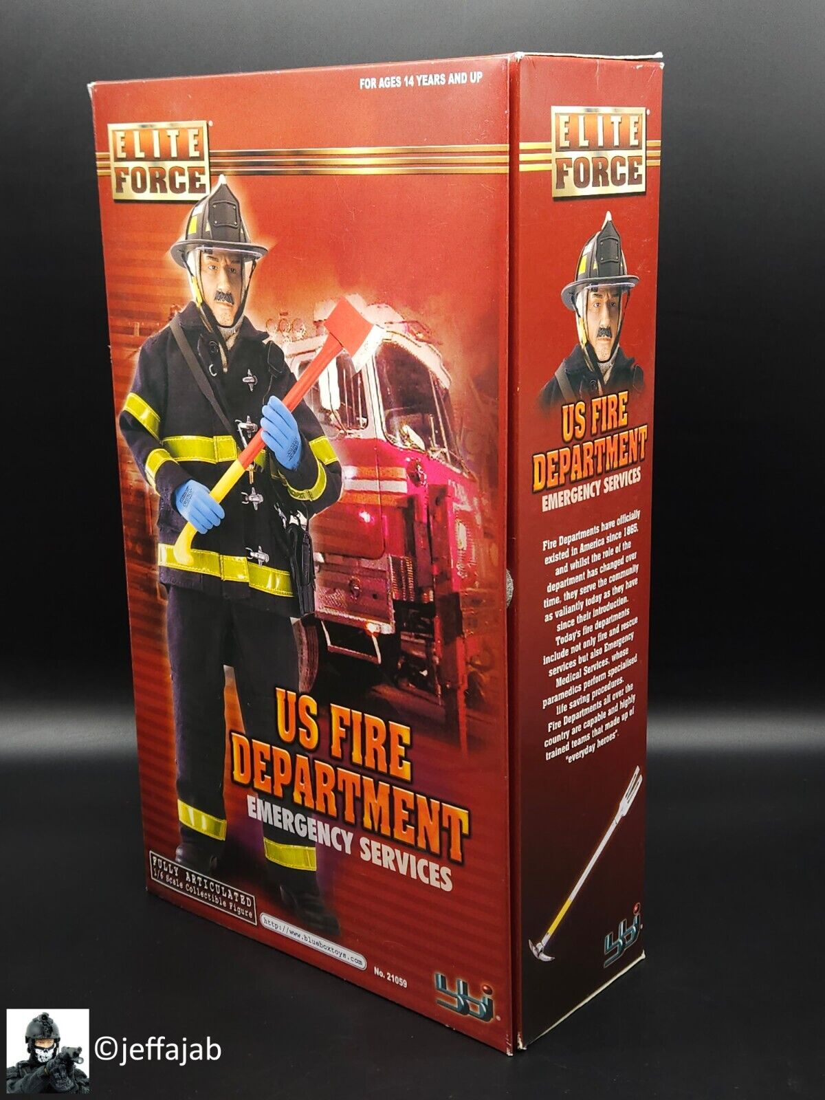 1:6 scale BBI Elite Force US Fire Department Emergency Service 12" Action Figure