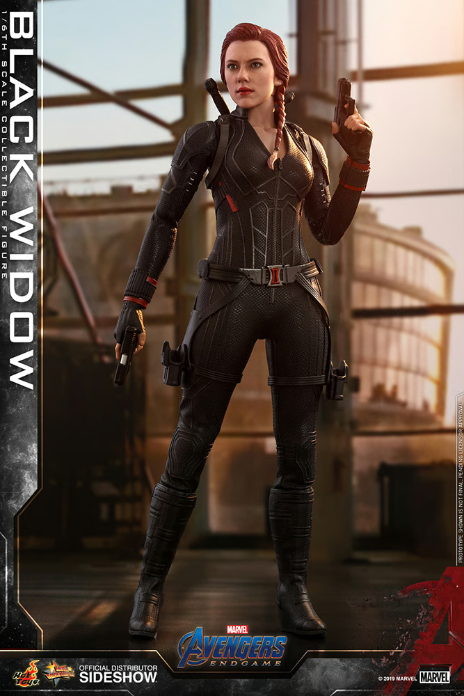 1:6 scale Hot Toys Avengers Endgame Black Widow Batons Set for 12" Figures