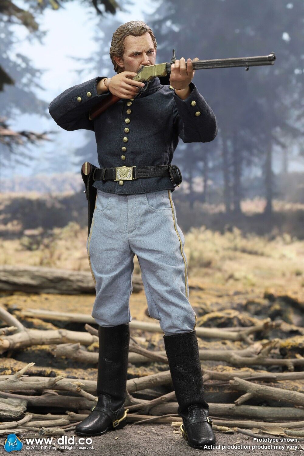1:6 scale DiD US Civil War Union Army Lieutenant John Dunbar 12" Figure NS80175