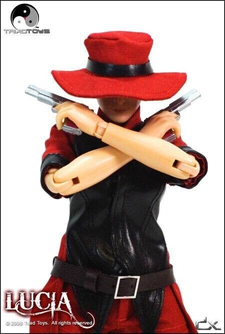 1:6 Triad Toys Lucia DX Limited Edition Female Red Hat for 12" Figures