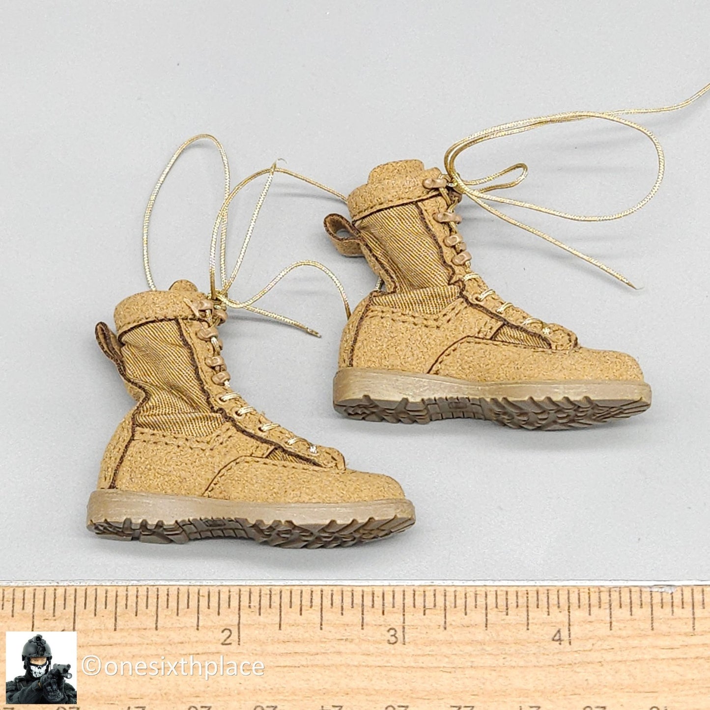 1:6 scale Easy & Simple Russian ALPHA Team Leader Combat Boots for 12" Figures
