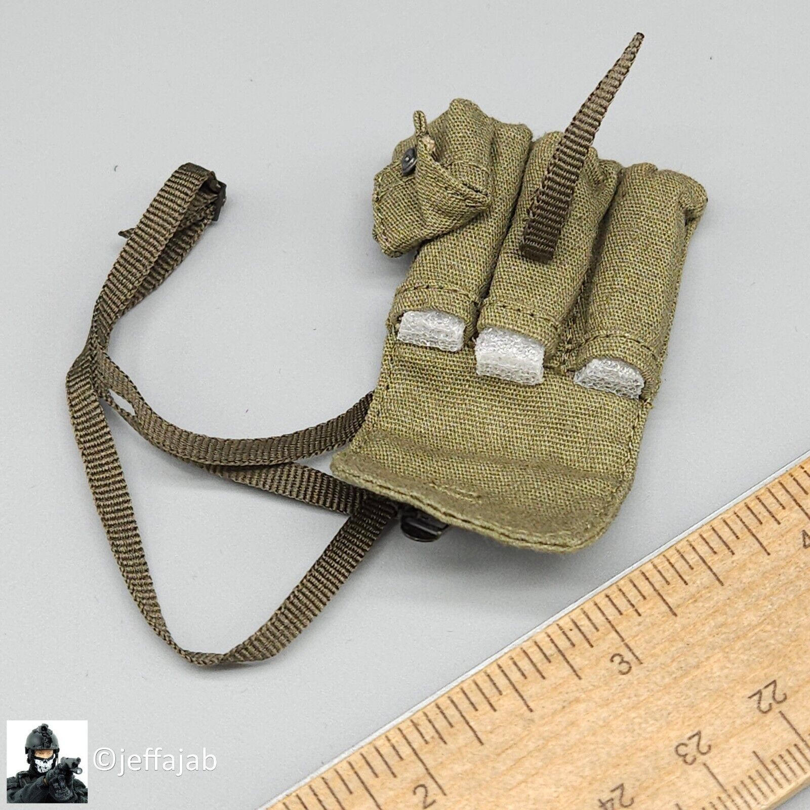 1:6 Ujindou Vietnam MACV-SOG Recon Team CISO Sterile Mag Pouch for 12" Figures