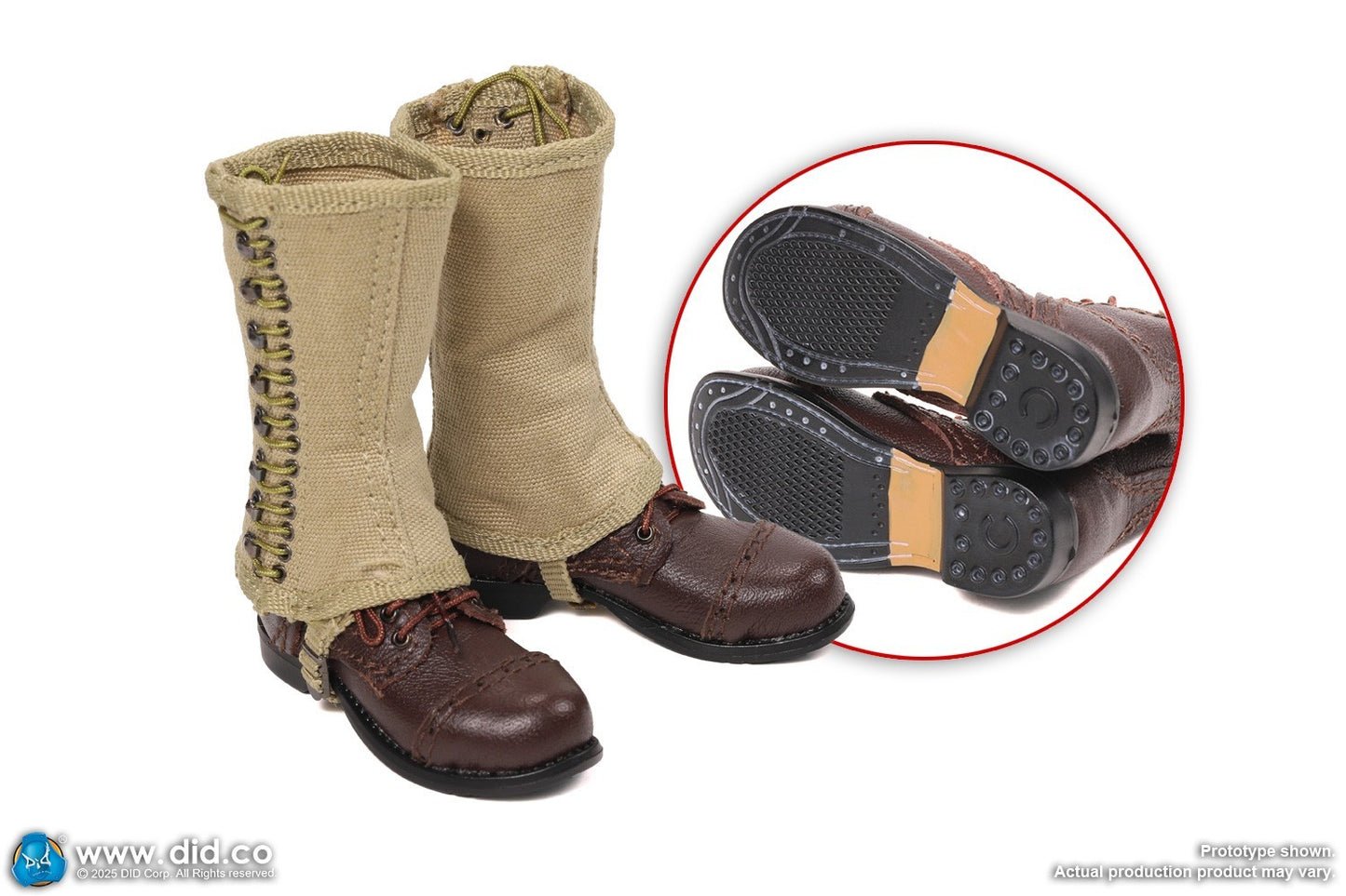 1:6 Scale DiD WWII US 2nd Ranger Battalion Medic Wade Leggings for 12" Figures