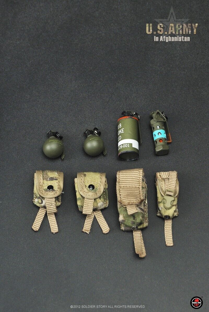 1:6 Soldier Story US Army in Afghanistan Multicam SAW Ammo Pouch for 12" Figures