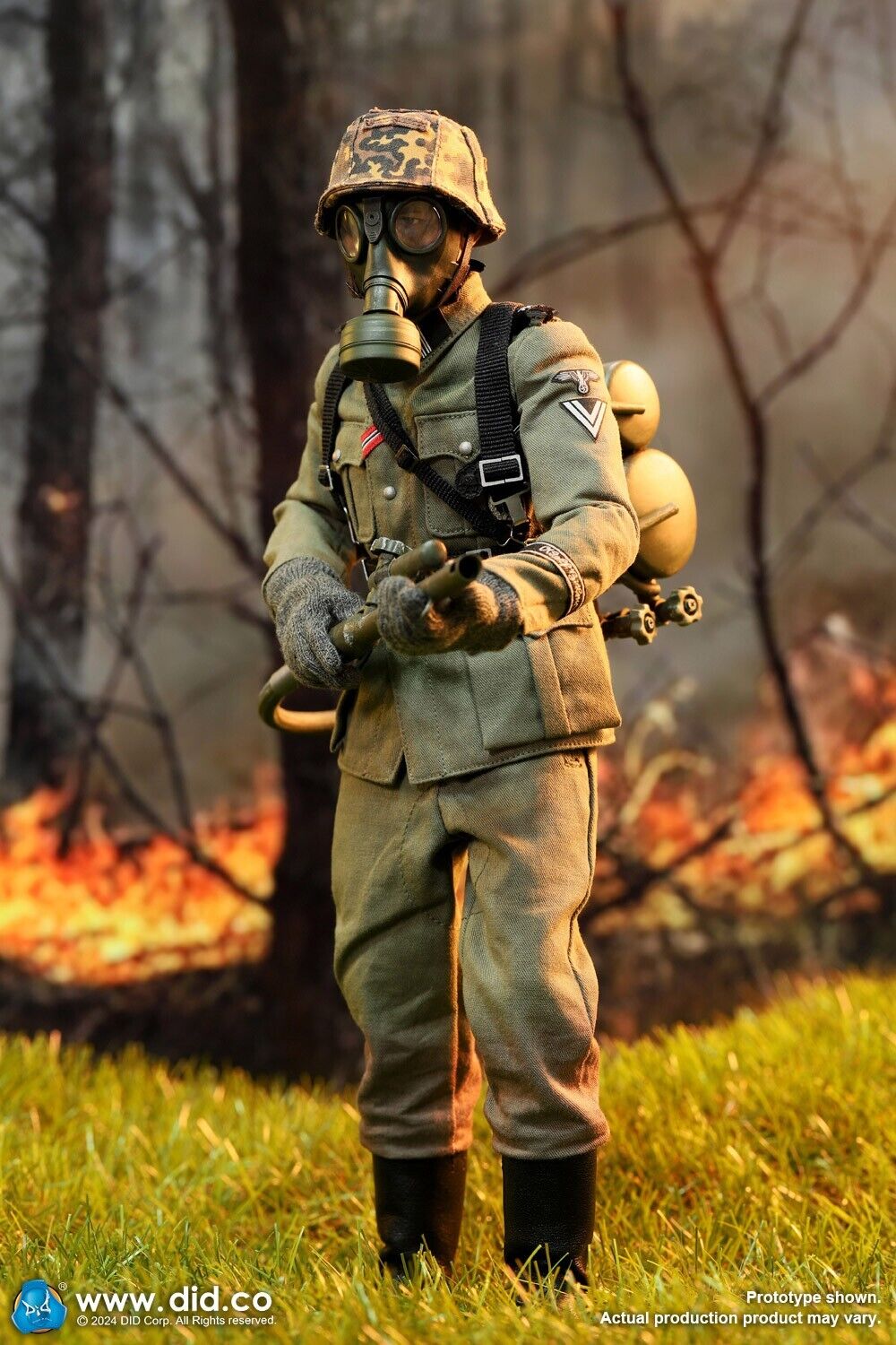 1:6 scale DiD WWII German LAH Division Heer Flammenwerfer Gefreiter Joerg