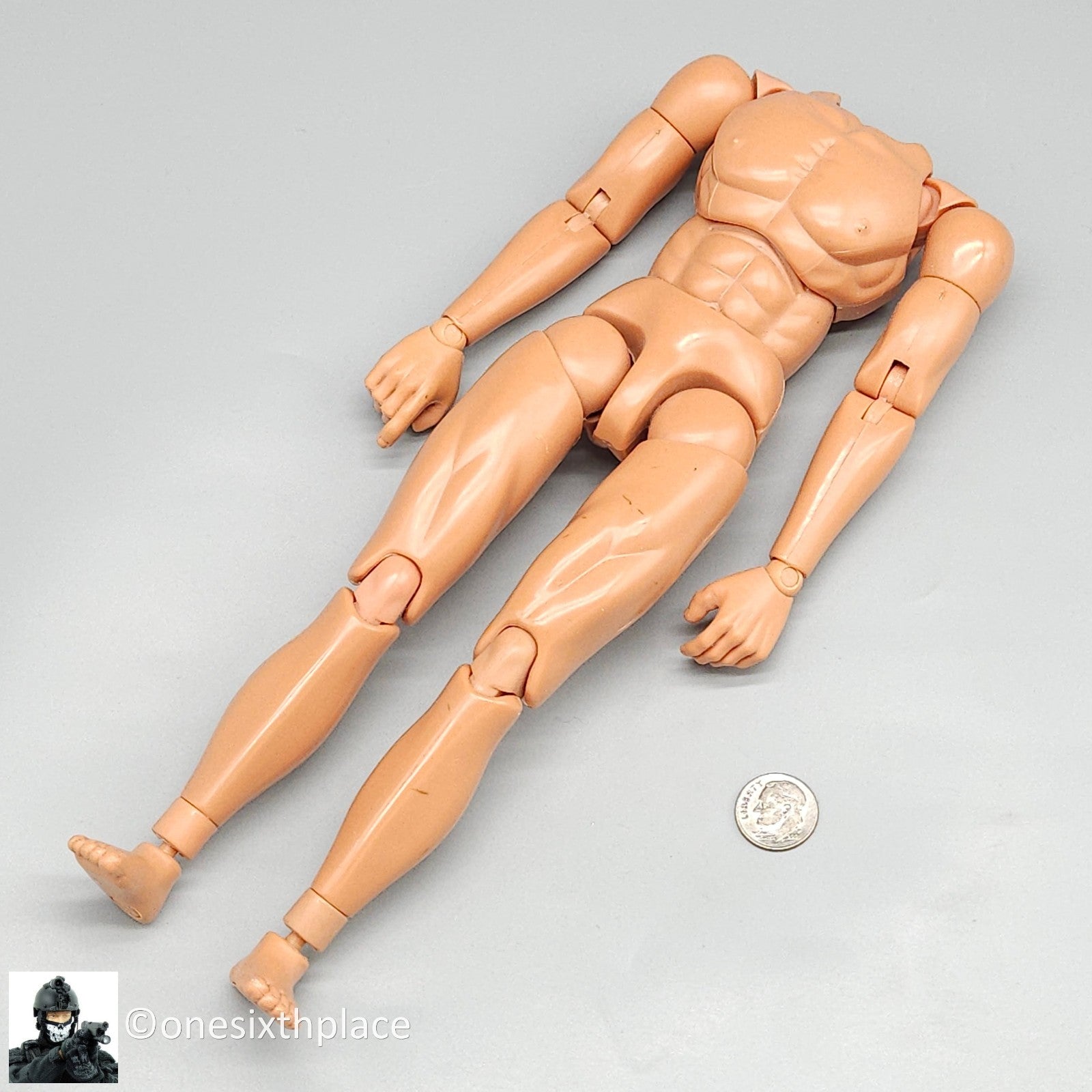 1:6 BBI G3.5 Male Nude Body w/ Hands & Feet for 12" Figures