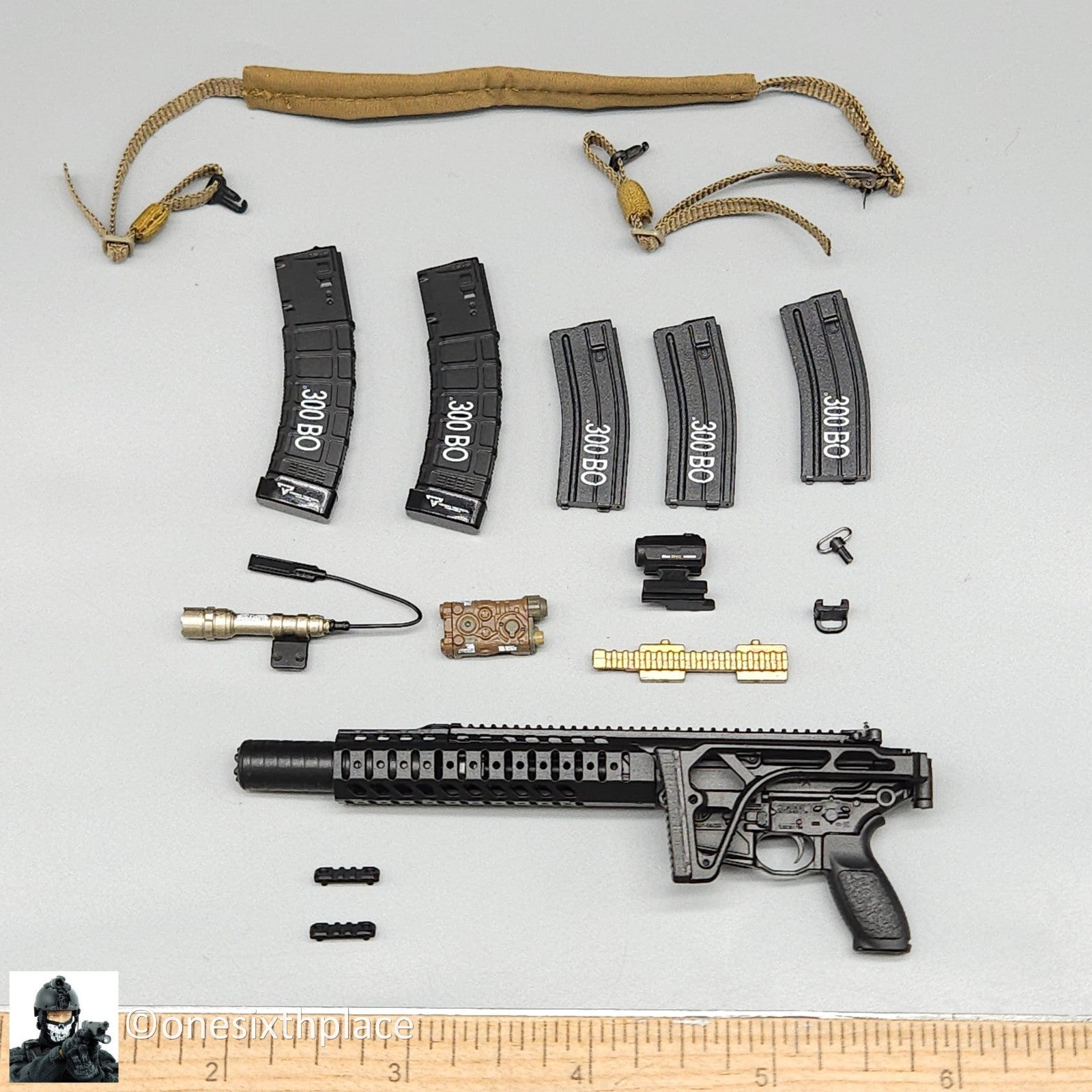 1:6 scale Easy & Simple Coalition Forces LVAW .300 Assault Rifle Set 26065RA