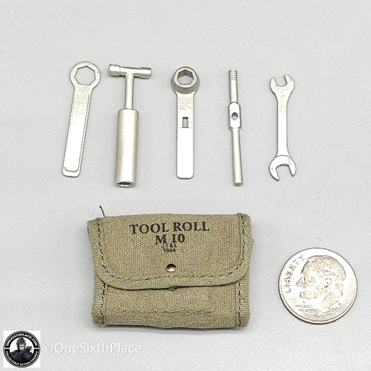 1:6 WWII US 2nd Armored Div Tank Loader "Coon Ass" M10 Tool Kit for 12" Figures