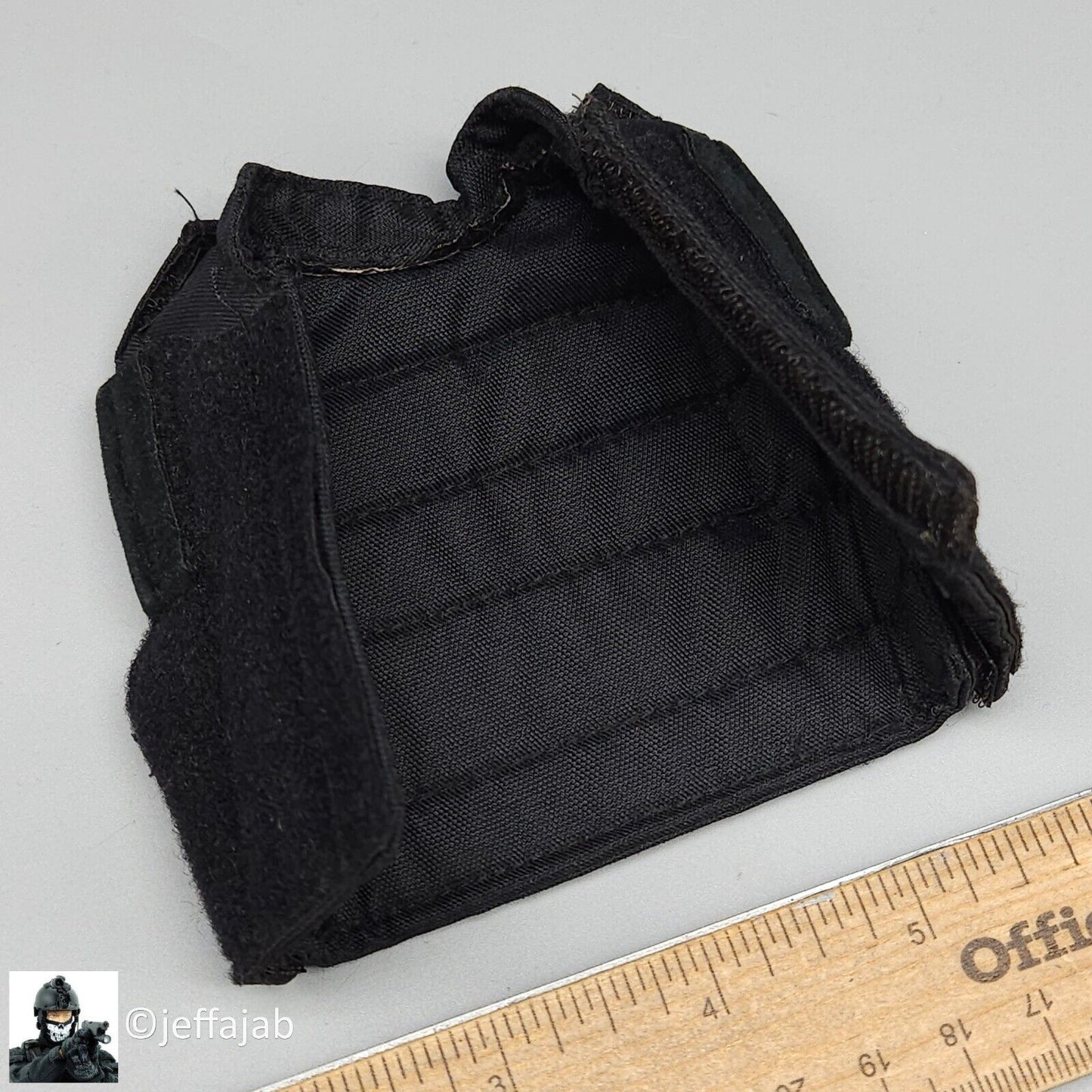 1:6 Ultimate Soldier SWAT Black Body Armor Vest for 12" Figures