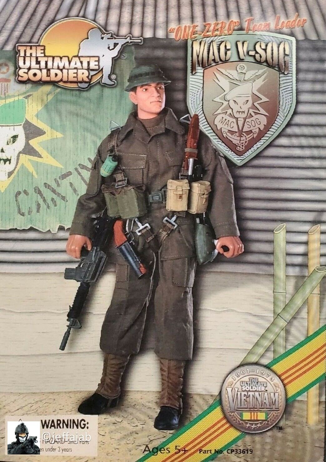 1:6 Ultimate Soldier Vietnam MACV-SOG Custom Field Uniform for 12" Figures