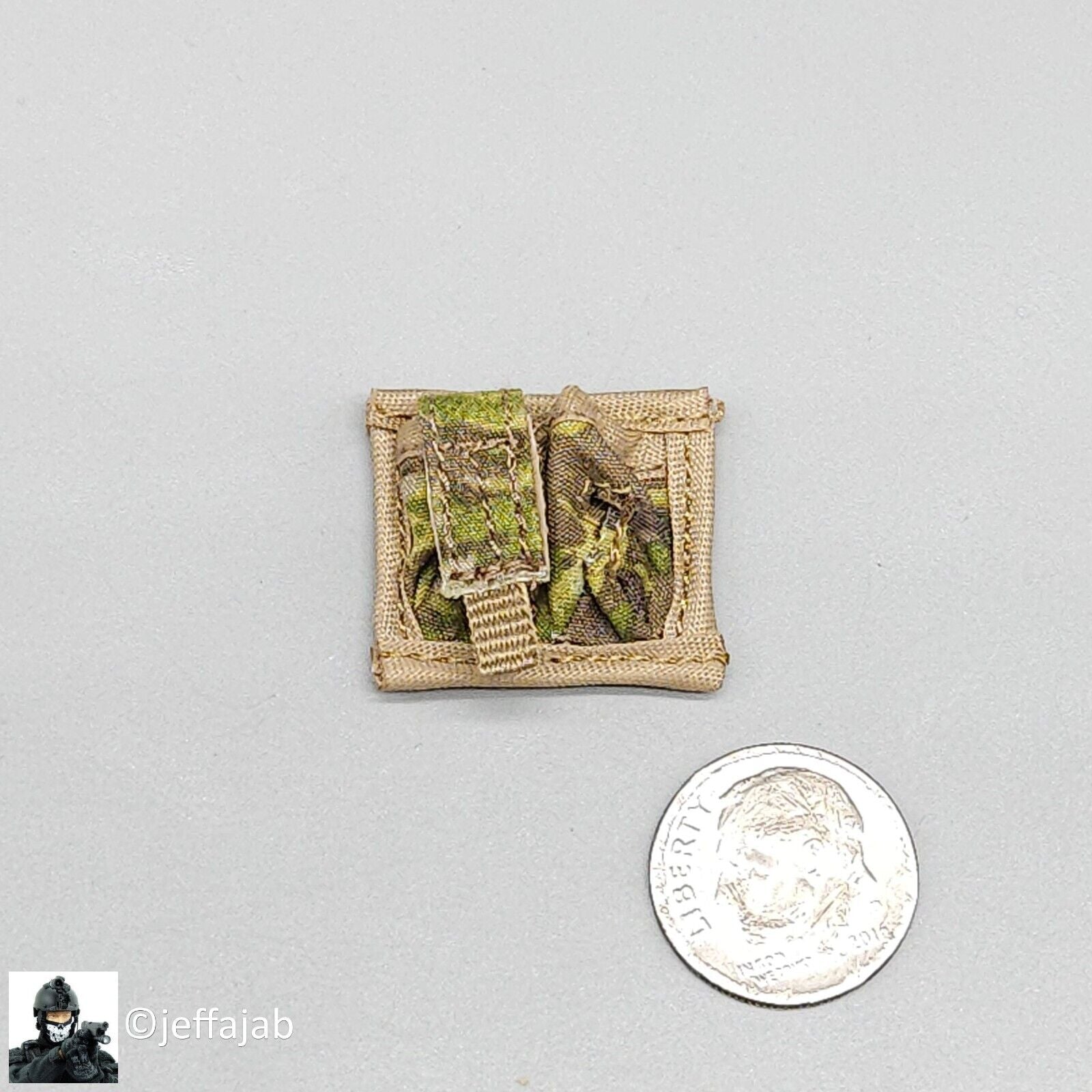 1:6 Soldier Story Multicam Helmet Battery Pouch 12" GI Joe DamToys Dragon