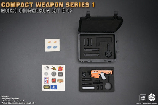 1:6 scale Easy & Simple Compact Weapons #1 - Micro Conversion Set D Orange PDW