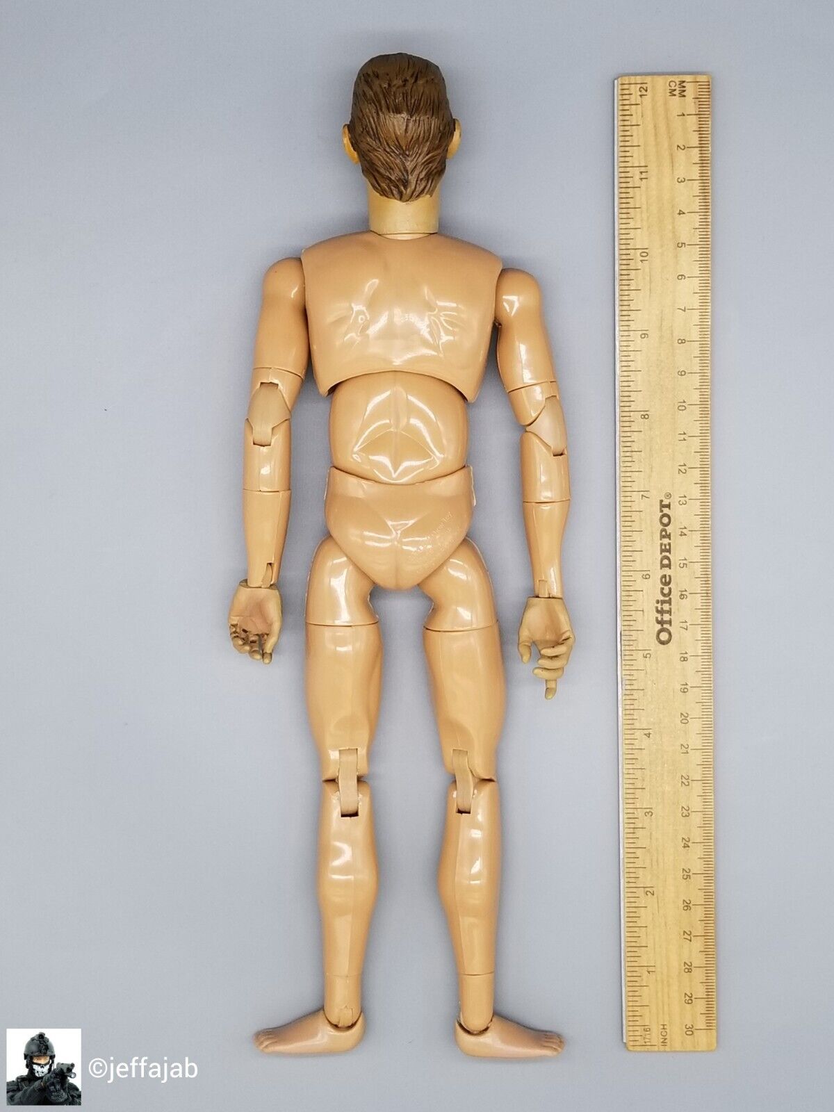 1:6 Sideshow Civil War Berdan Sharpshooter Male Nude Body for 12" GI Joe Dragon