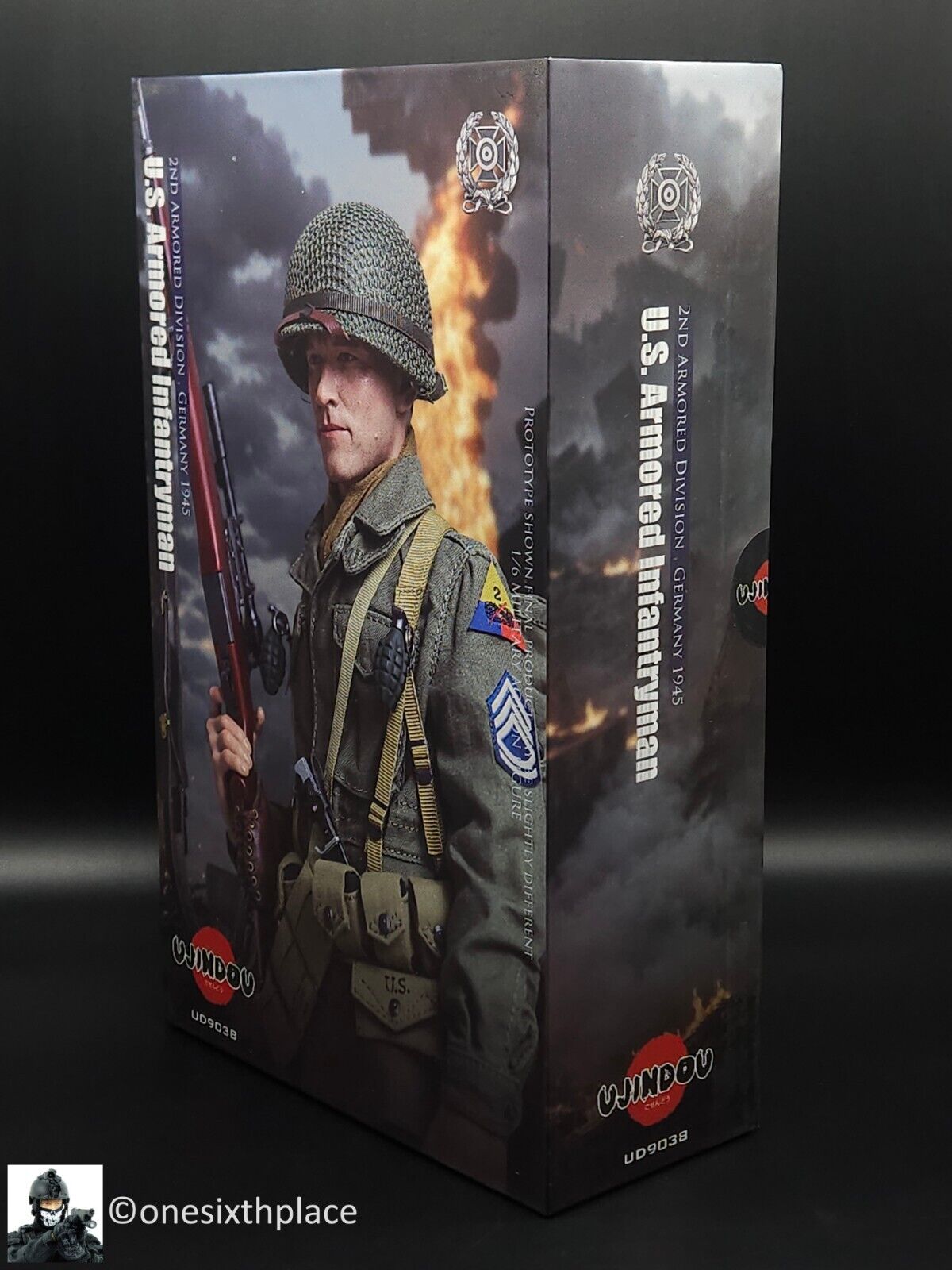 1:6 scale Ujindou WWII US Armored Infantryman Germany 1945 12" Figure UD9038