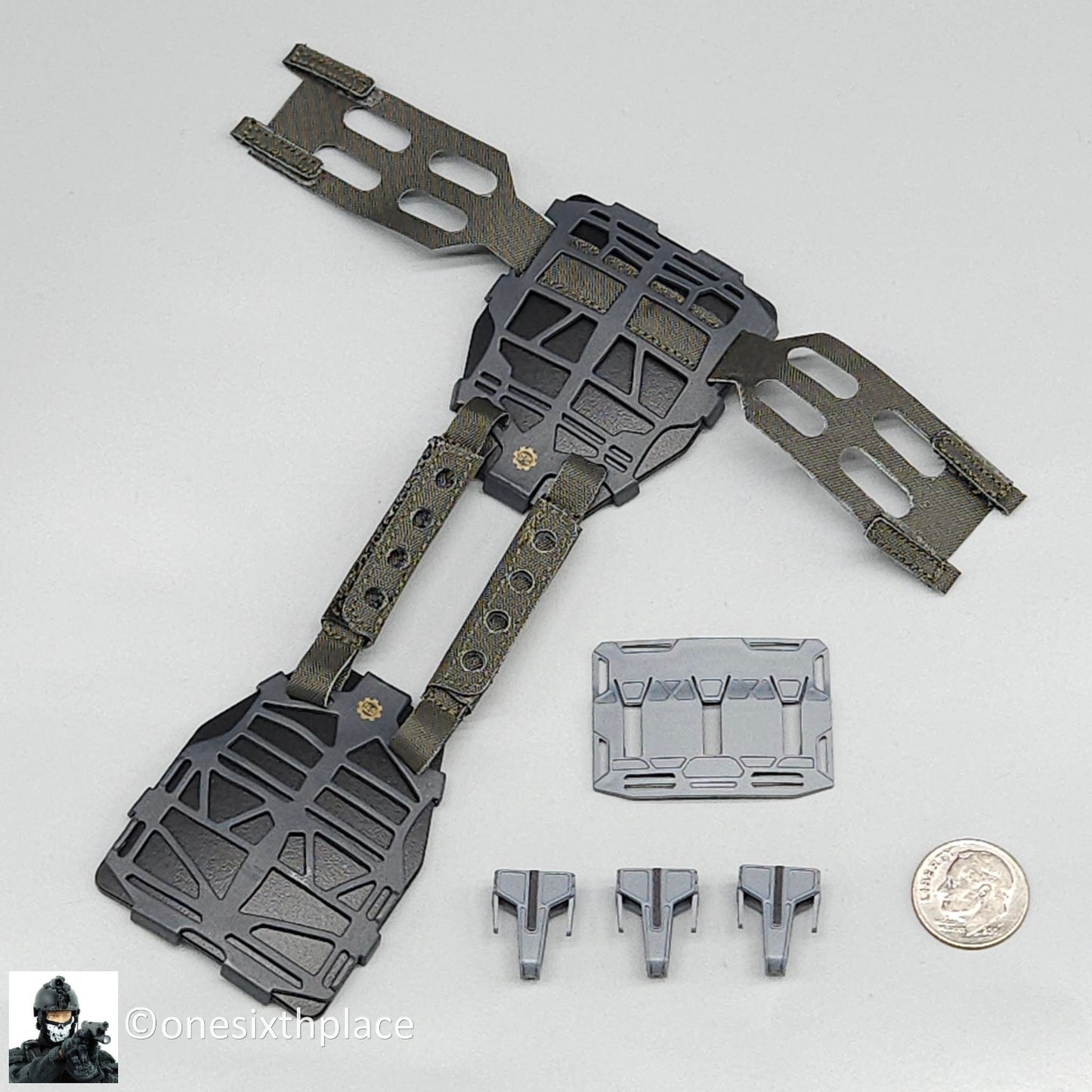1:6 Easy & Simple PMC Plate Frame Plate Carrier w/ SMR Pouches