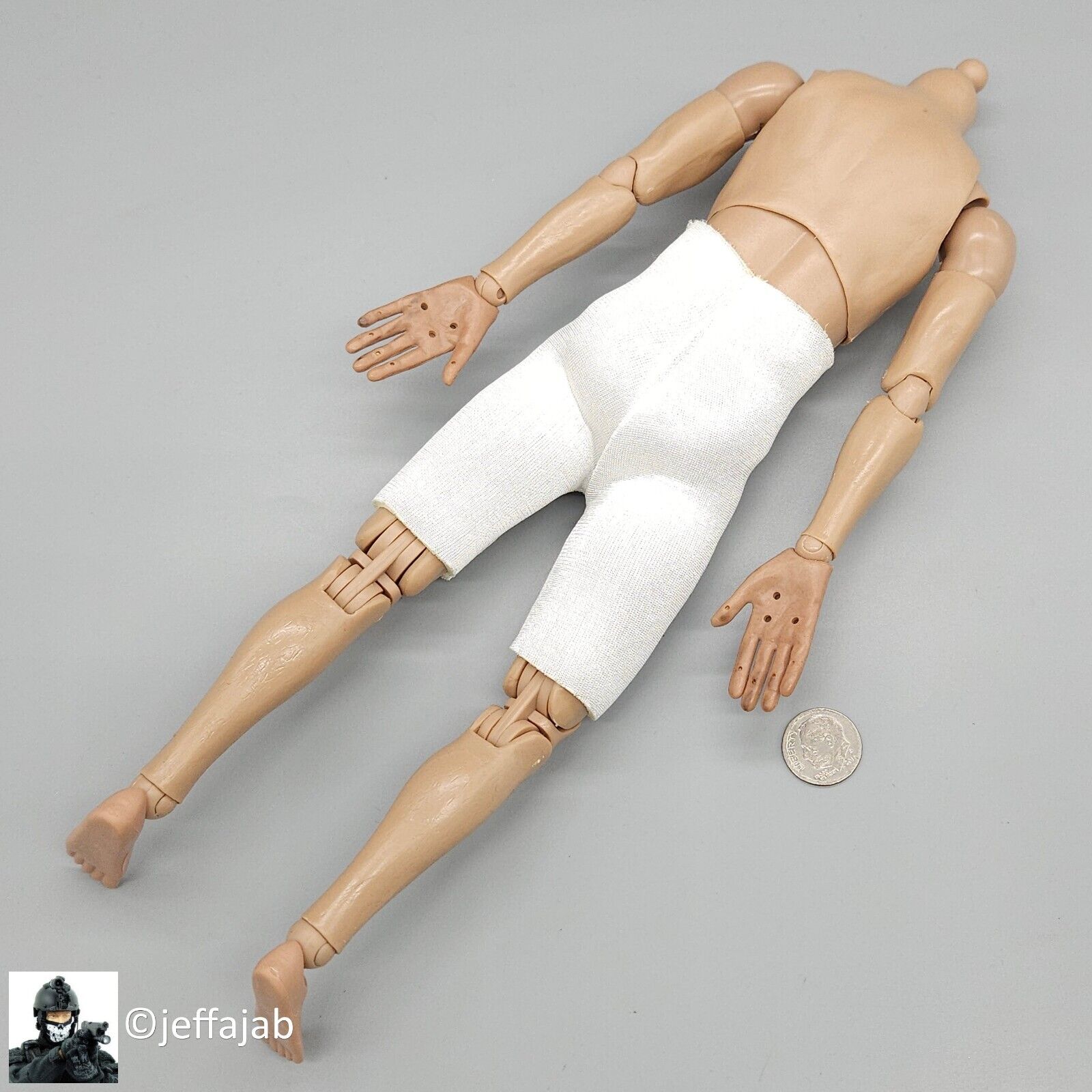 1:6 Flagset Soviet Red Alert Mobilize Troops Mens White Padded Bulking Pants