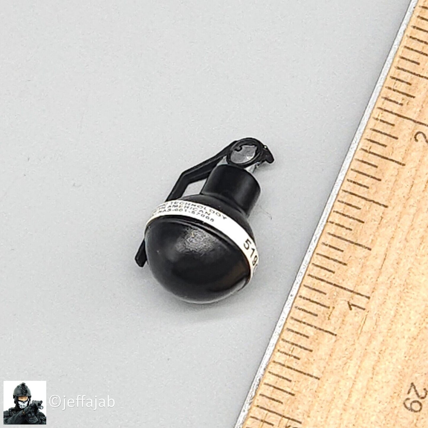 1:6 scale BBI Terminate Lucifer Plastic 519CS Grenade for 12" Figures BHD