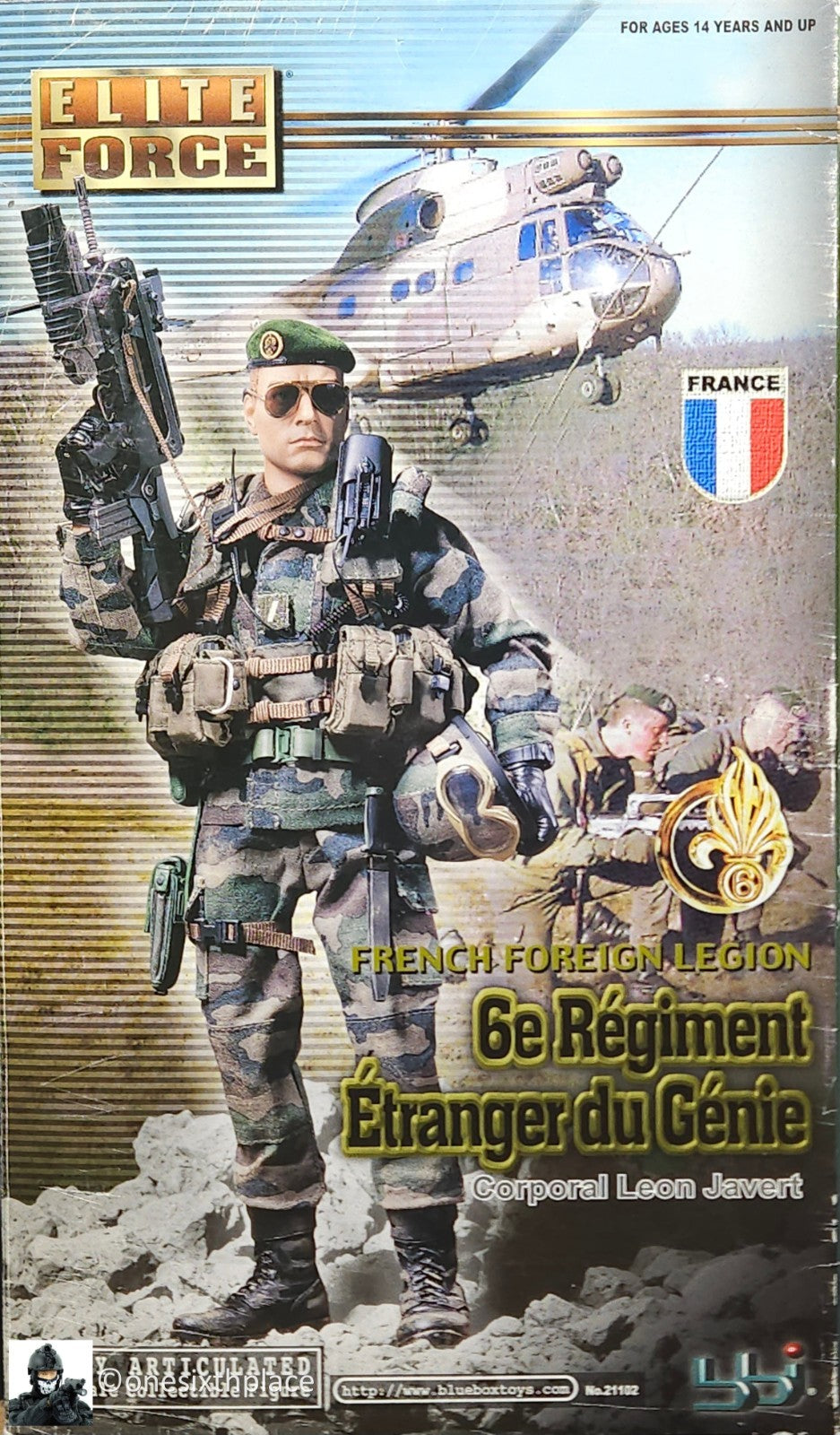 1:6 BBI French Foreign Legion Leon G1 Black Gloved Hands for 12" Figures