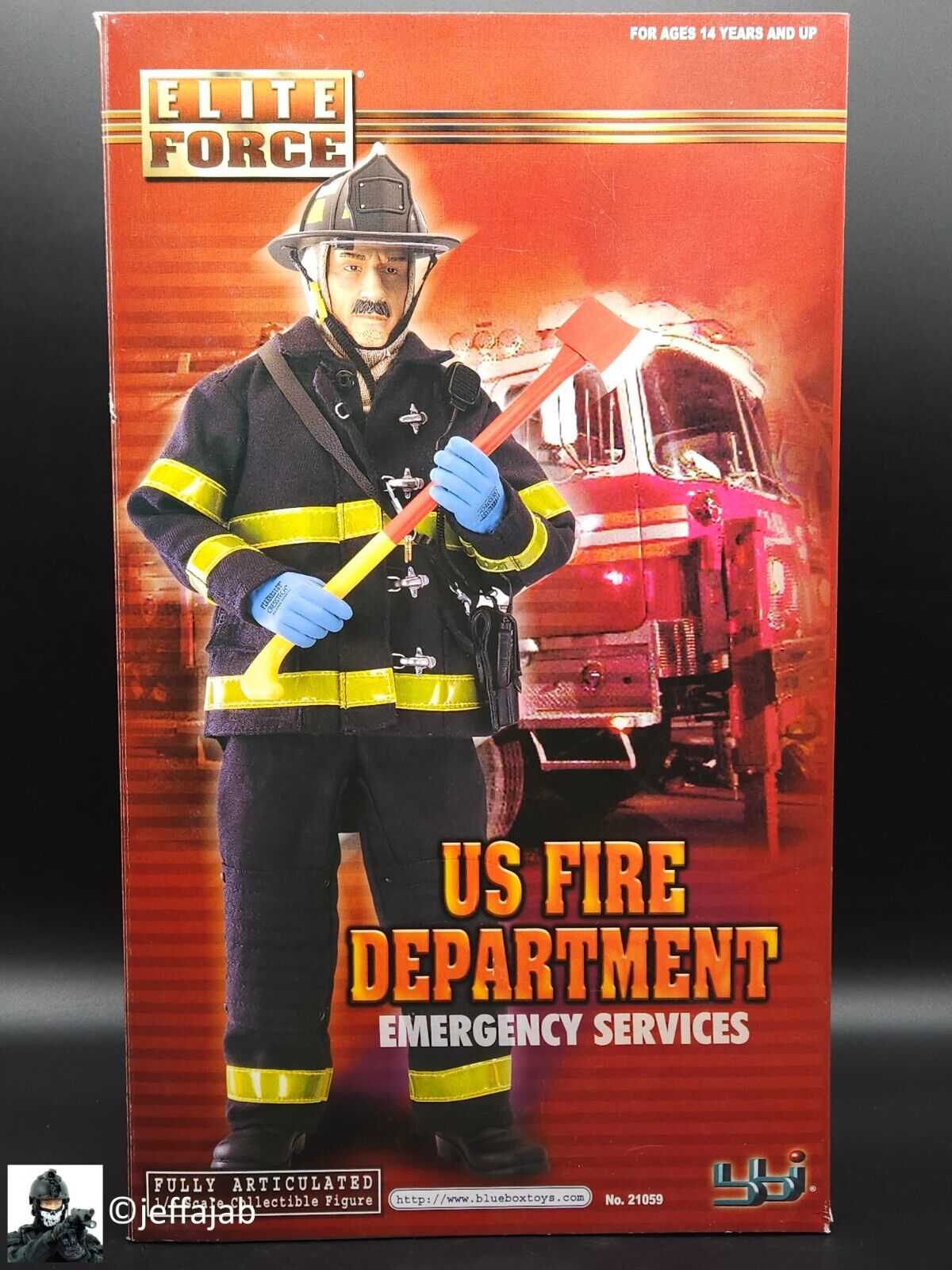 1:6 scale BBI Elite Force US Fire Department Emergency Service 12" Action Figure