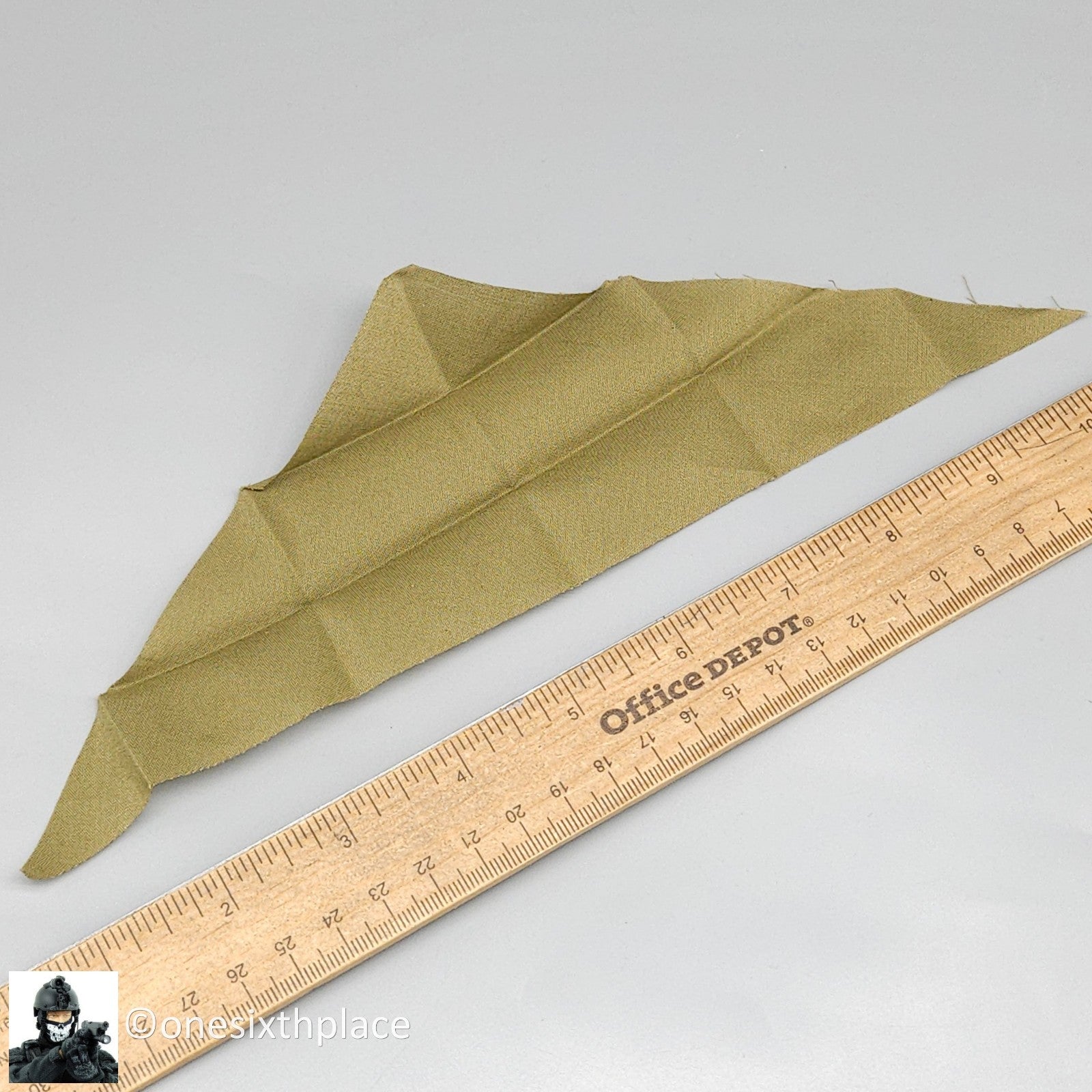1:6 scale Ujindou Vietnam US Army 25th Infantry Green Bandana for 12" Figure
