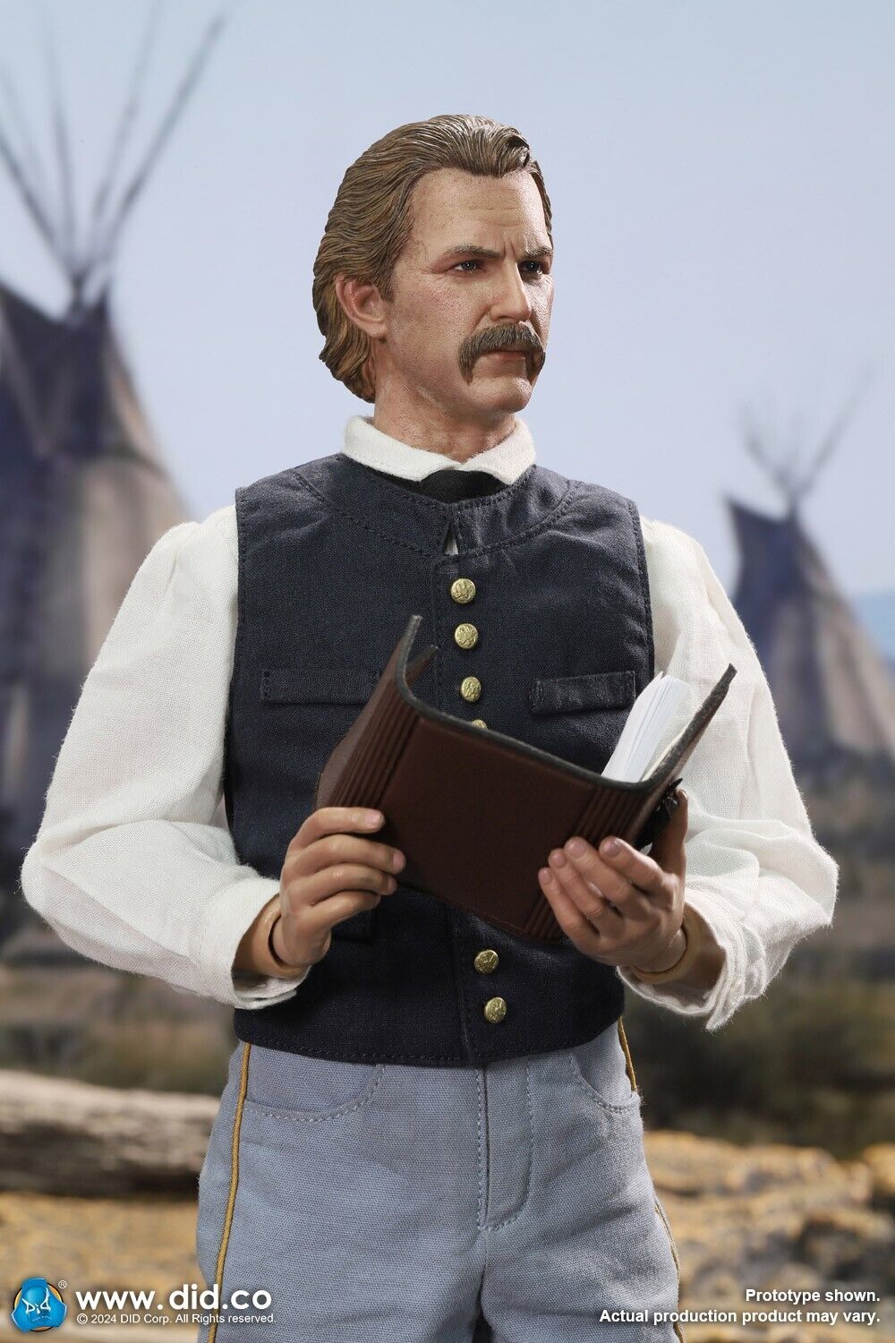 1:6 scale DiD US Civil War Union Army Lieutenant John Dunbar 12" Figure NS80175