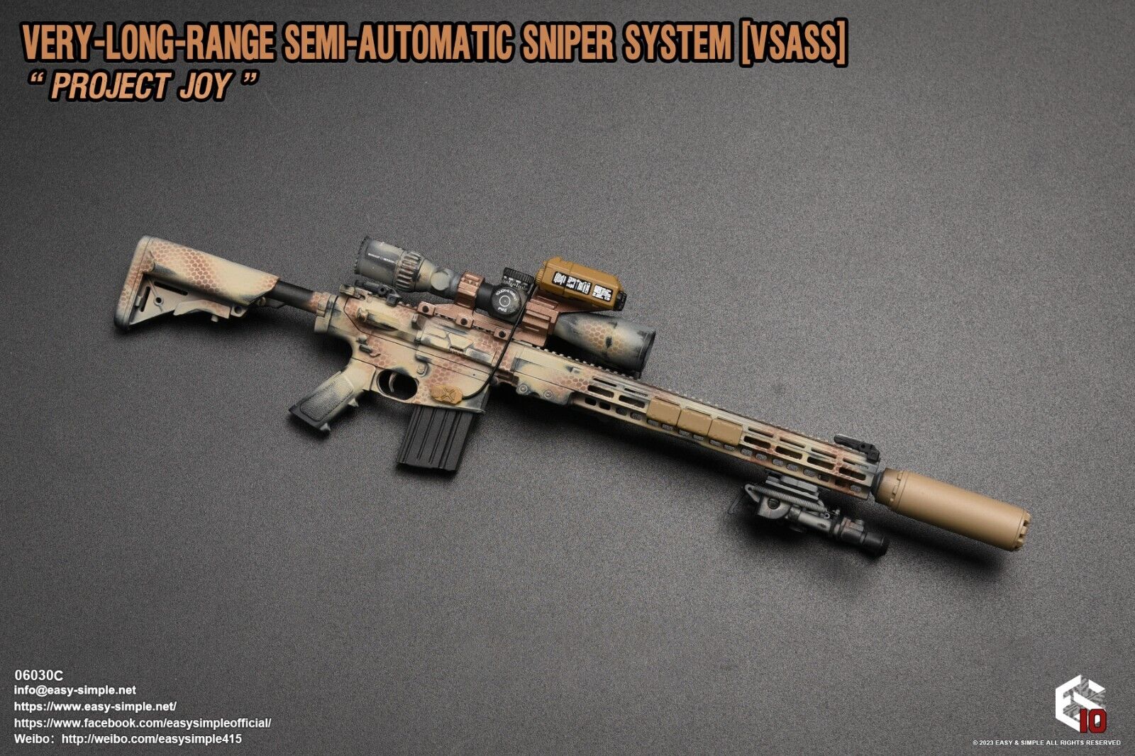 1:6 Easy & Simple Very Long Range Semi Automatic Sniper System VSASS ARID 06030C
