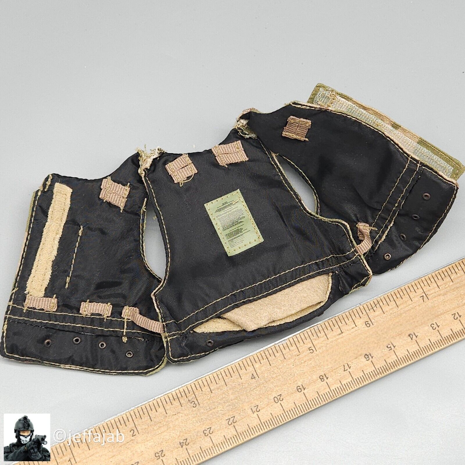 1:6 scale BBI Desert Camo Interceptor Body Armor Vest for 12" Figures