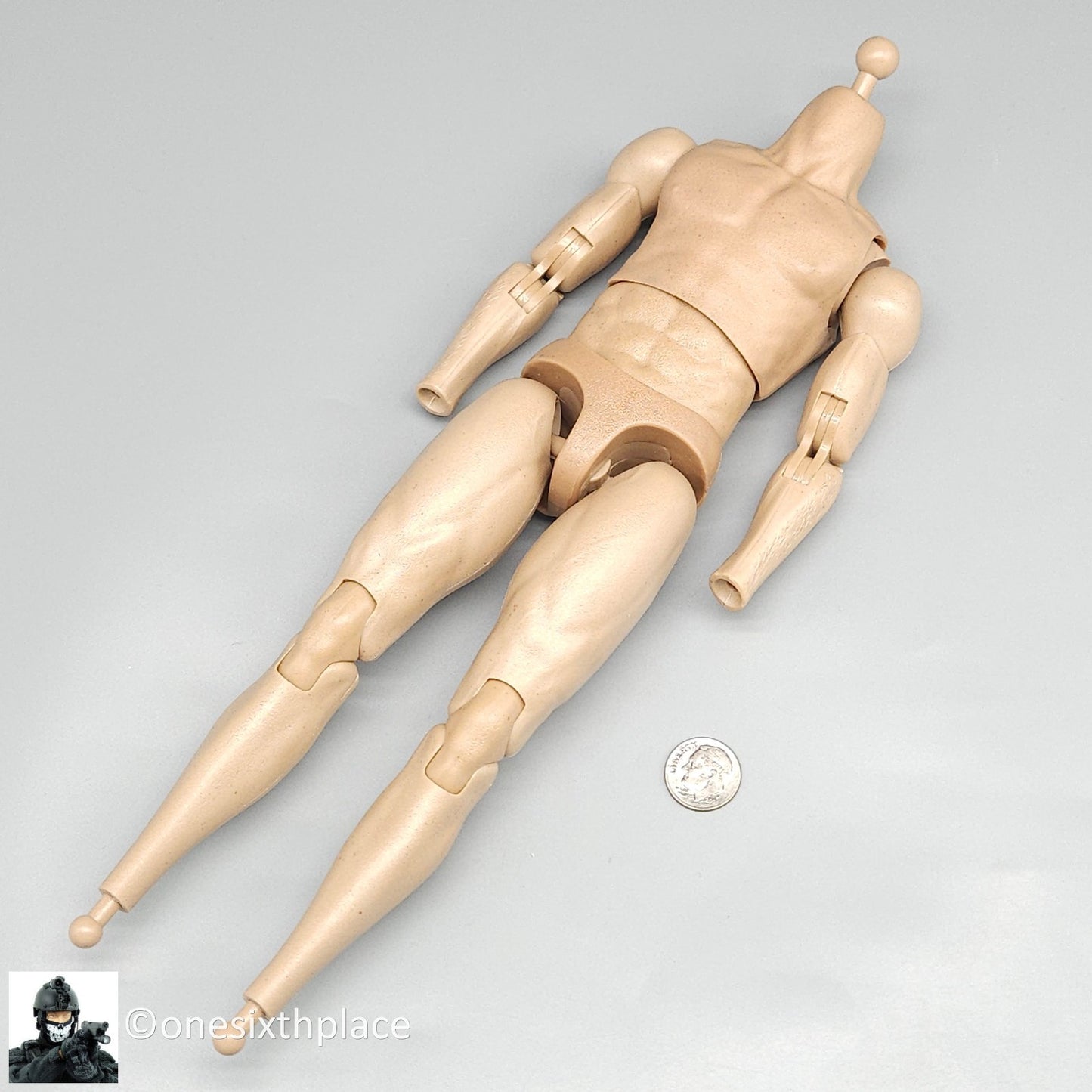 1:6 Easy & Simple Mk3Mod1 Male Nude Body READ NOTES 12" Figure