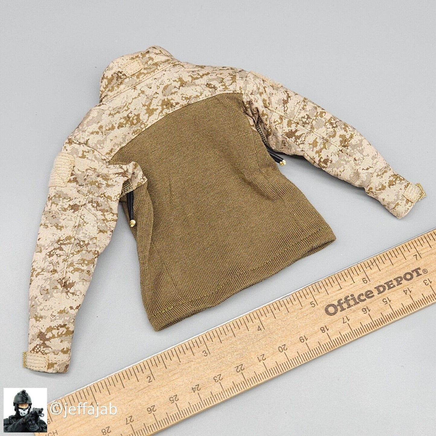 1:6 Easy & Simple Recce Element AOR1 Camo Minotaur Half Jacket Shirt 12" Figures