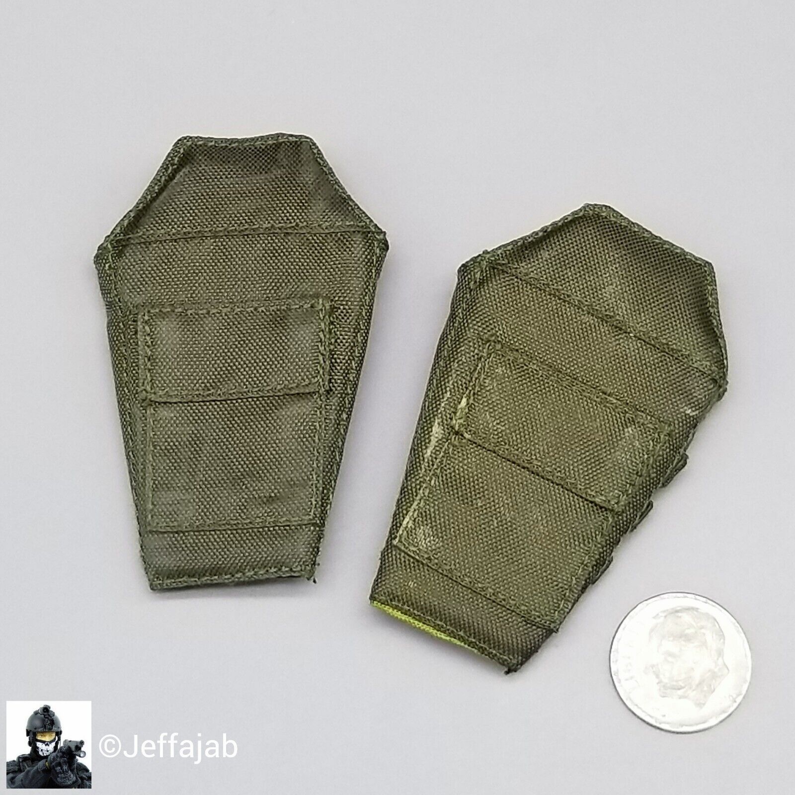 1:6 Easy & Simple CBI Enforcer Corps Yuri Ballistic Arm Pads for 12" GI Joe
