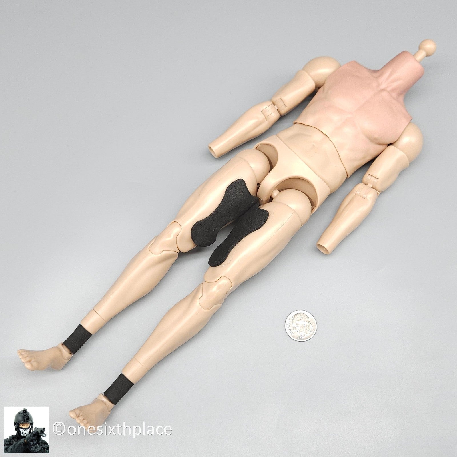 1:6 scale DamToys 75th Ranger Regiment Airborne Male Nude Body for 12" Figures