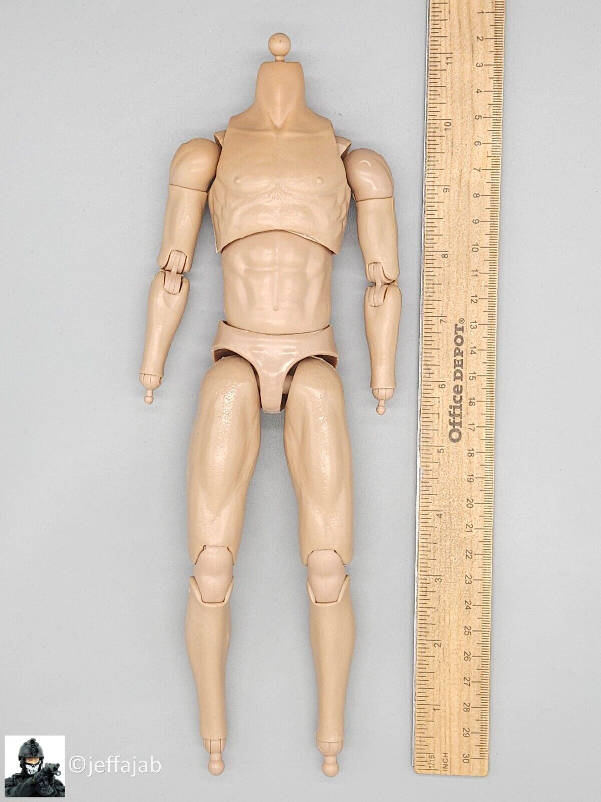 1:6 KSToys Doomsday Guardian Male Nude Body for 12" Figures