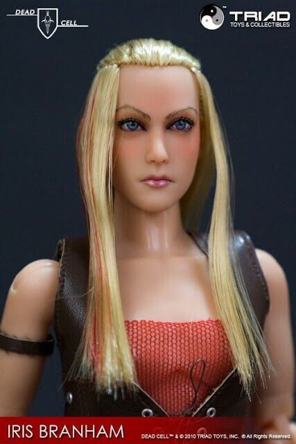 1:6 Triad Toys Dead Cell Iris Branham Female Blond Head Sculpt for 12" Figures