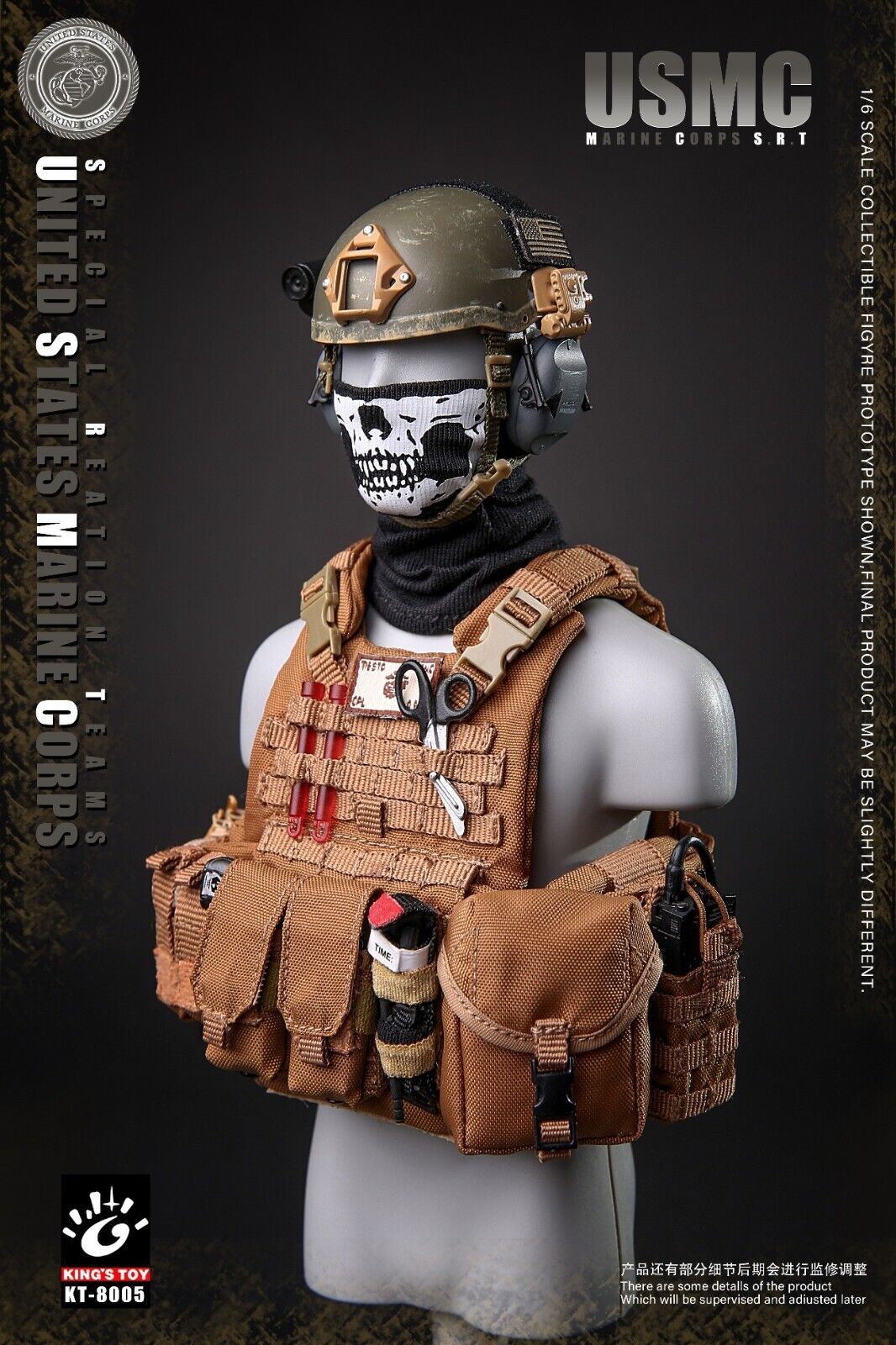 1:6 King's Toy USMC SRT Taser for 12" Figures