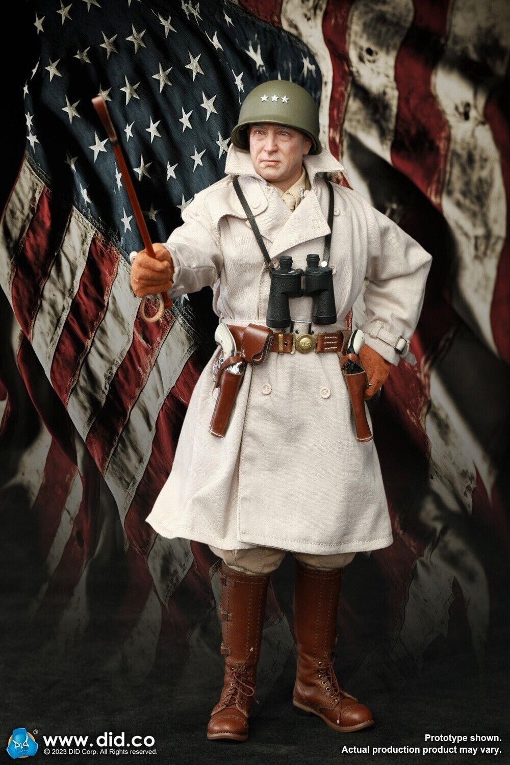 1:6 scale DiD WWII General of US Army George Smith Patton Jr. 12" Figure A80164