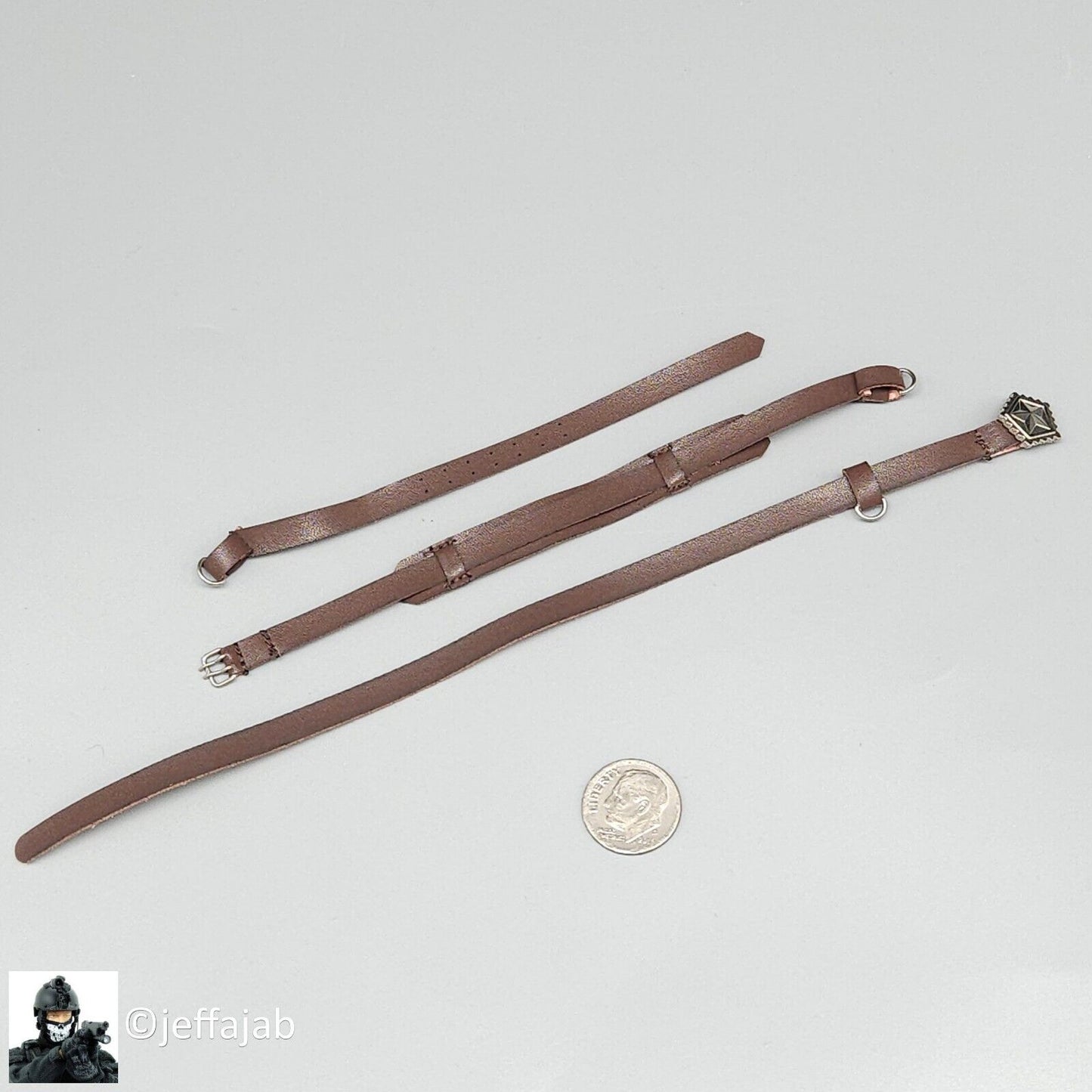 1:6 Flagset Soviet Red Alert Mobilize Troops Brown Belt w/ Shoulder Strap