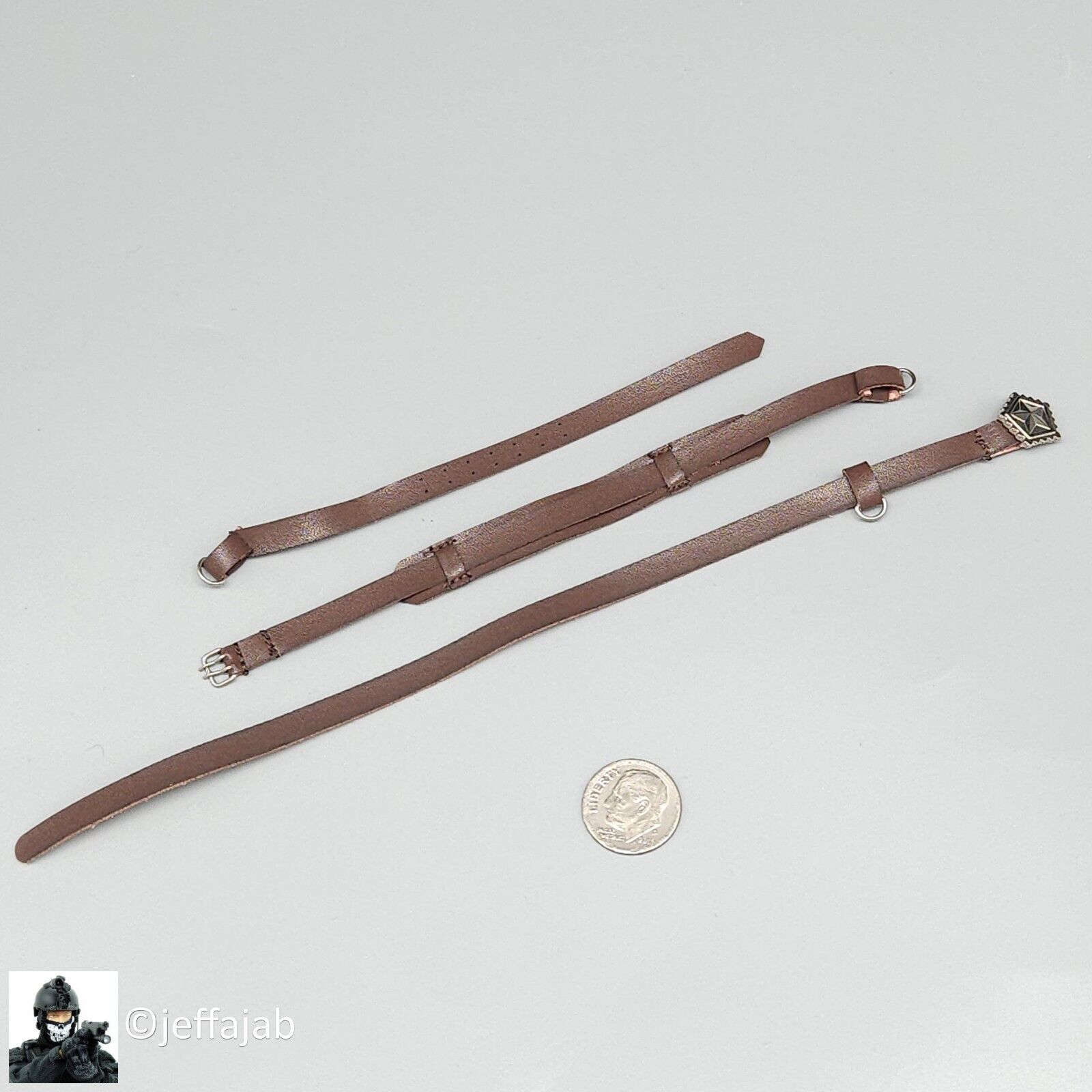1:6 Flagset Soviet Red Alert Mobilize Troops Brown Belt w/ Shoulder Strap