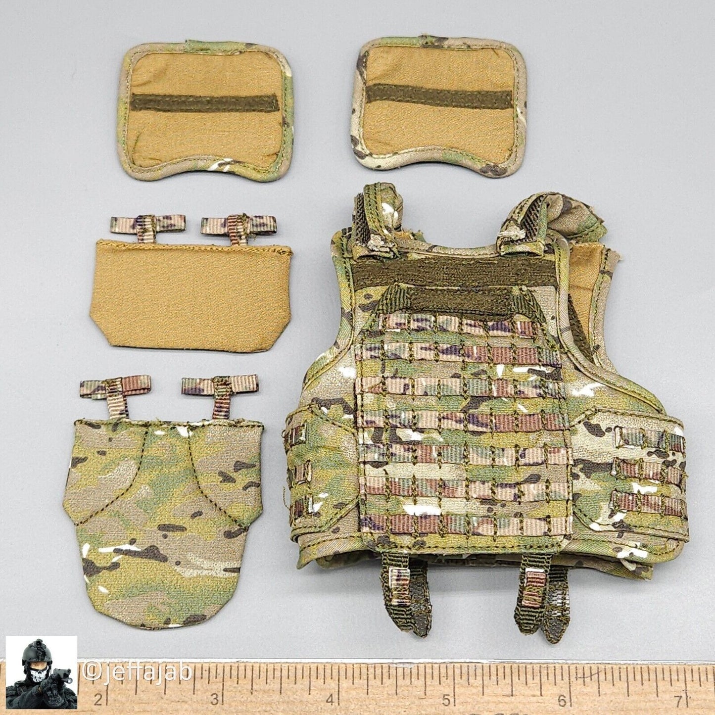 1:6 Easy & Simple Russian FSB Spetsnaz ALPHA Multicam Gladiator Plate Carrier