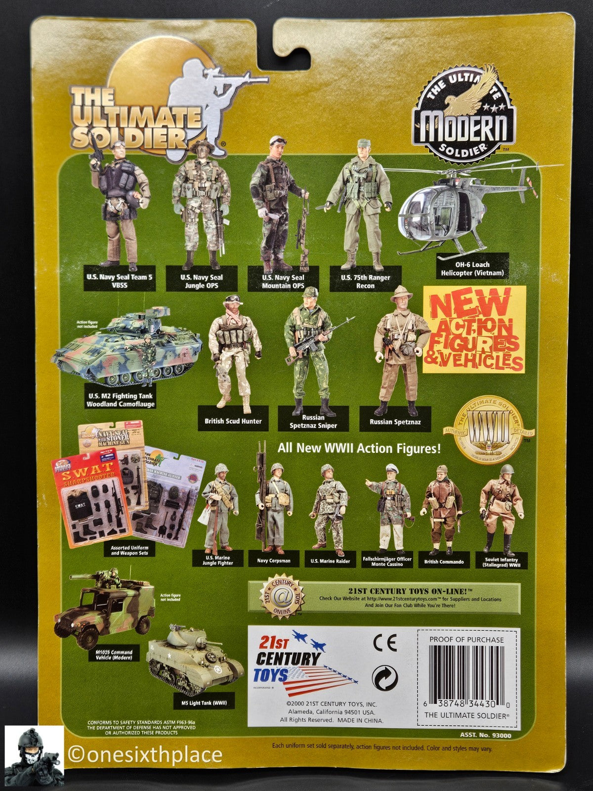 1:6 Ultimate Soldier US 75th Ranger Recon Uniform for 12" Figures