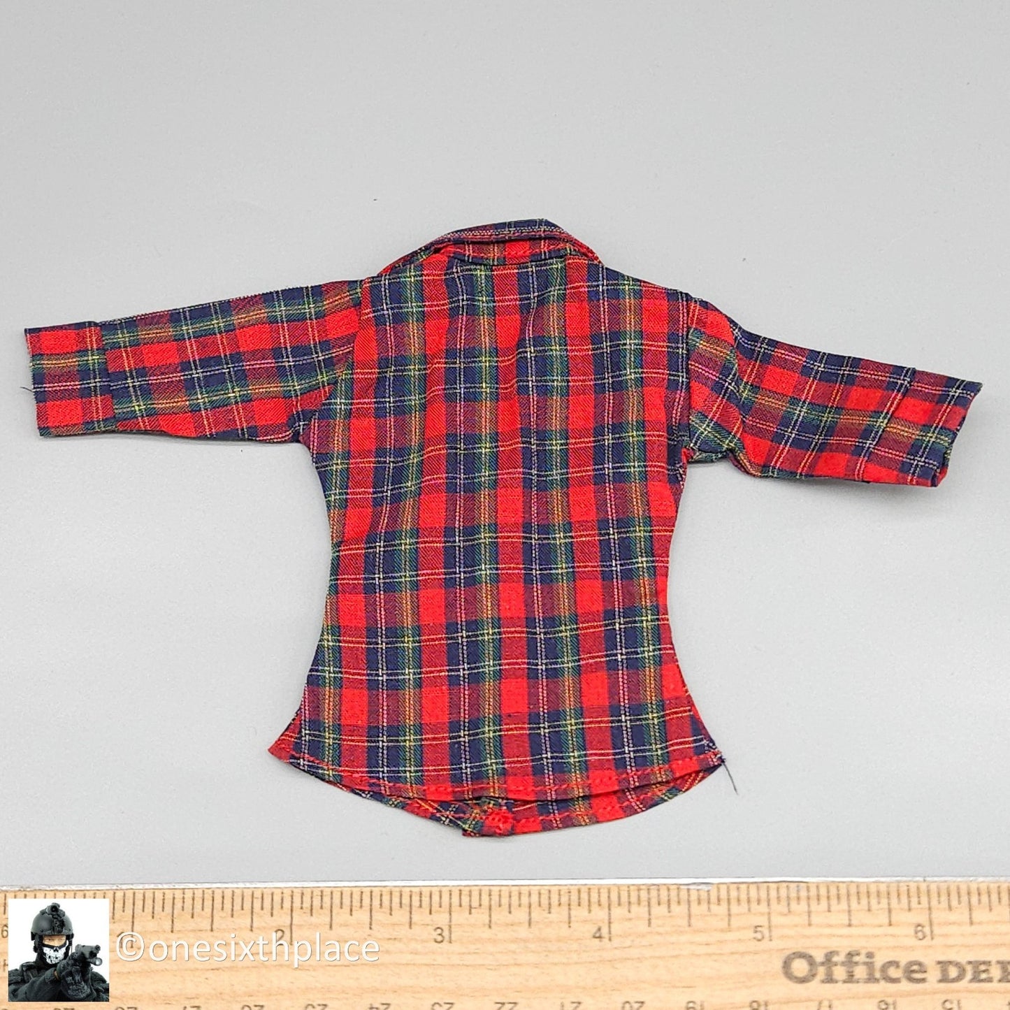 1:6 Triad Toys Odette Female Plaid Blouse Shirt for 12" Figures