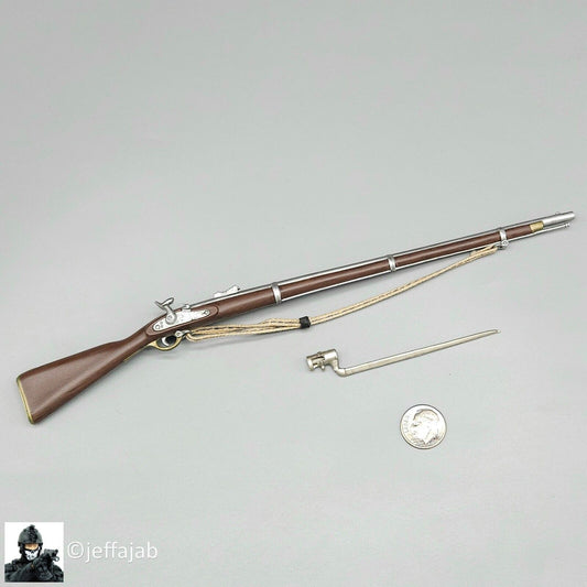 1:6 scale Sideshow Civil War Confederate Enfield Rifle w/ Bayonet for 12" Figure