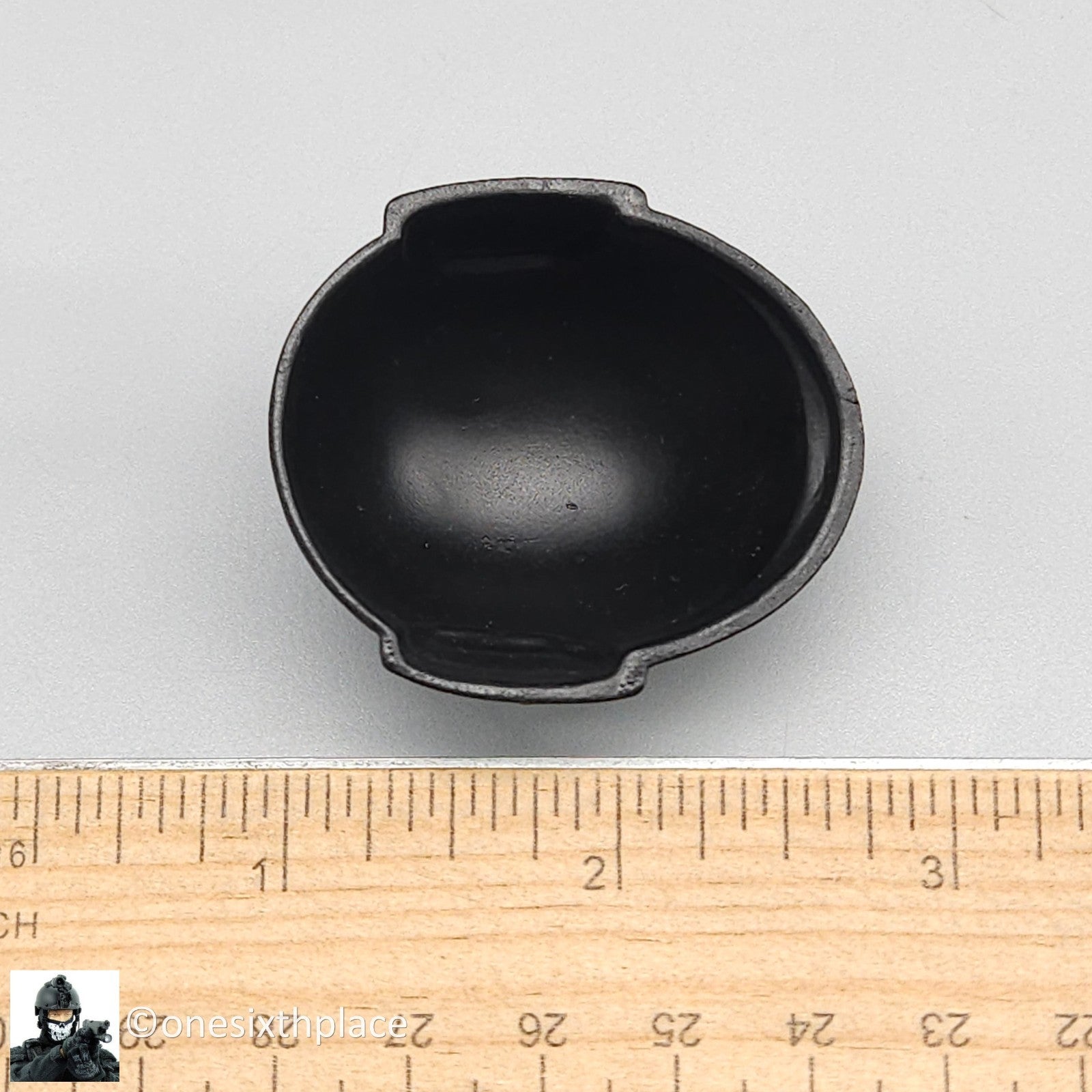1:6 scale BBI British SAS Clark Black Metal Helmet for 12" Figures