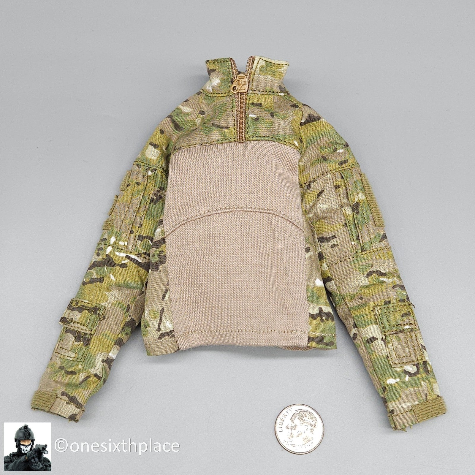 1:6 Easy & Simple French Airborne Special Operations Mulitcam Combat Shirt