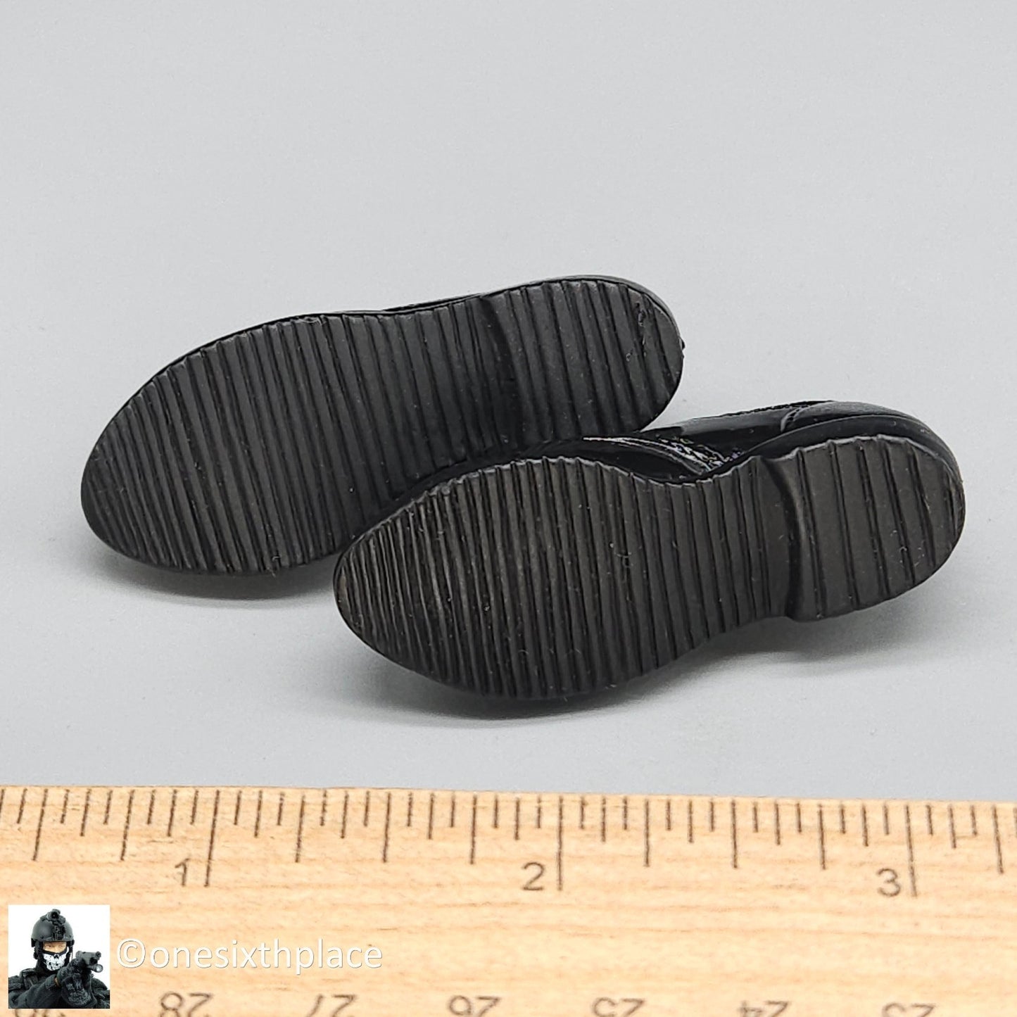 1:6 21st Century Toys America's Finest Police Black Shoes & Socks for 12" Figure