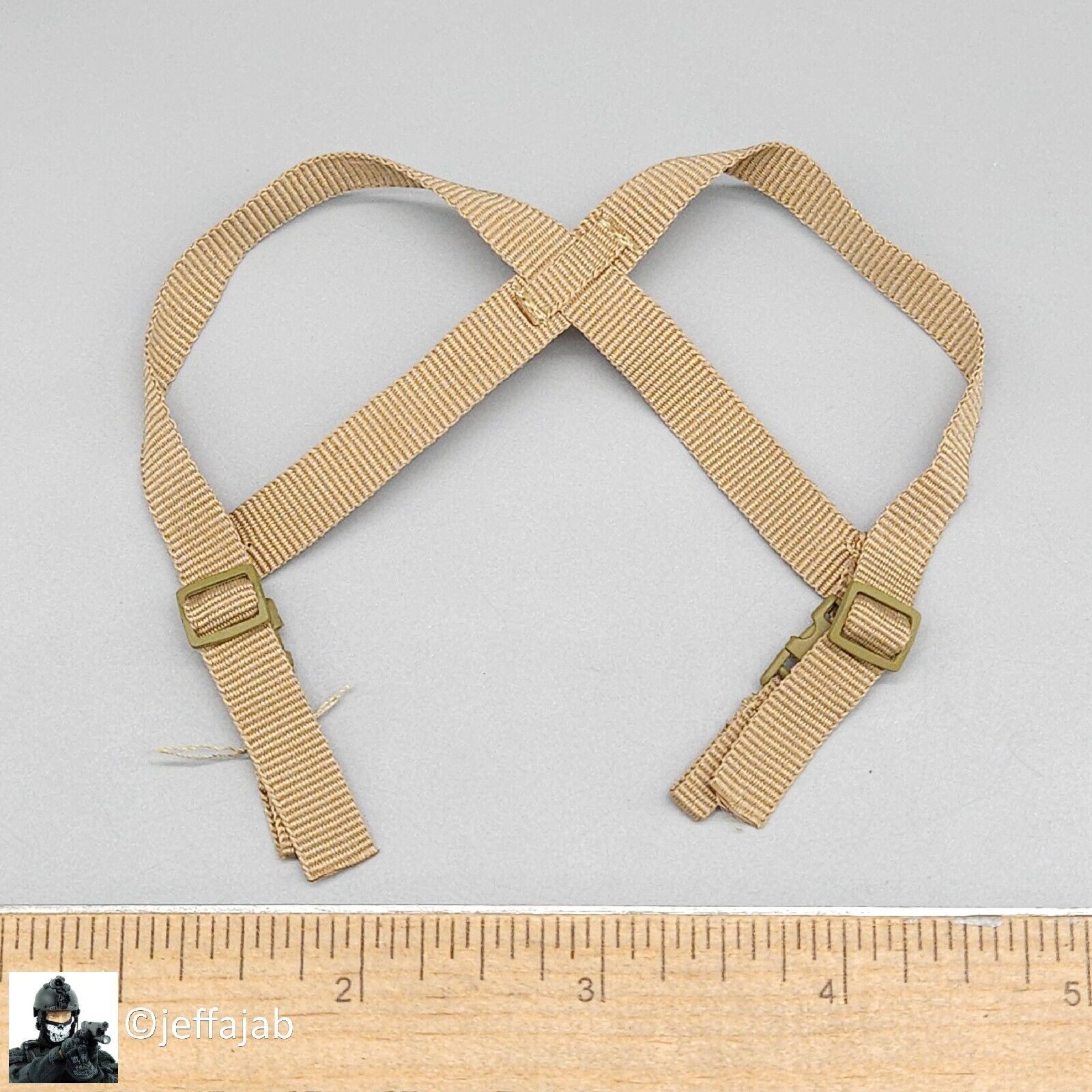 1:6 Soldier Story US Army in Afghanistan Tan Suspenders for Belt for 12" Figures