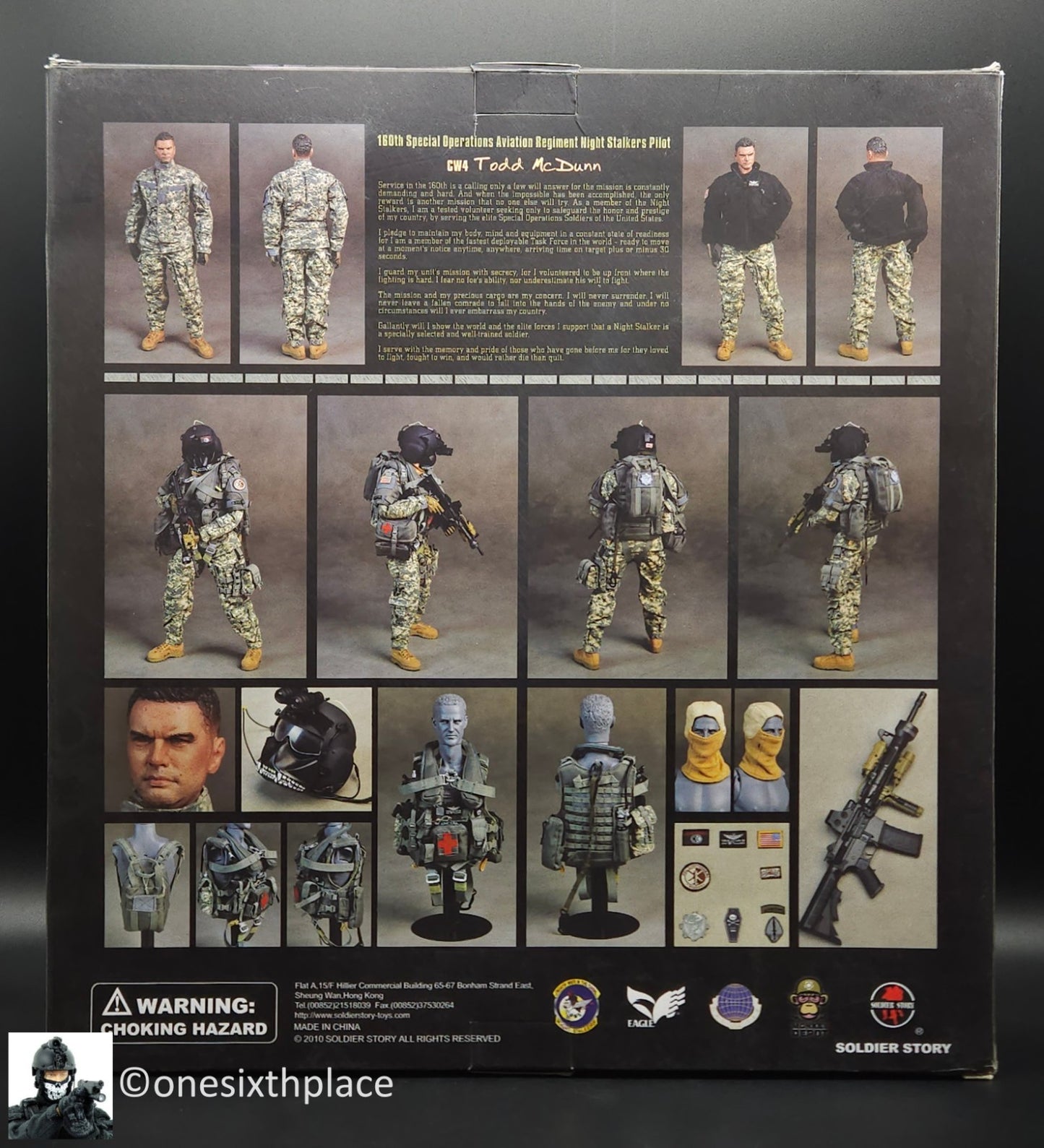 1:6 scale Soldier Story 160th SOAR Nightstalkers Pilot Todd McDunn 12" Figure
