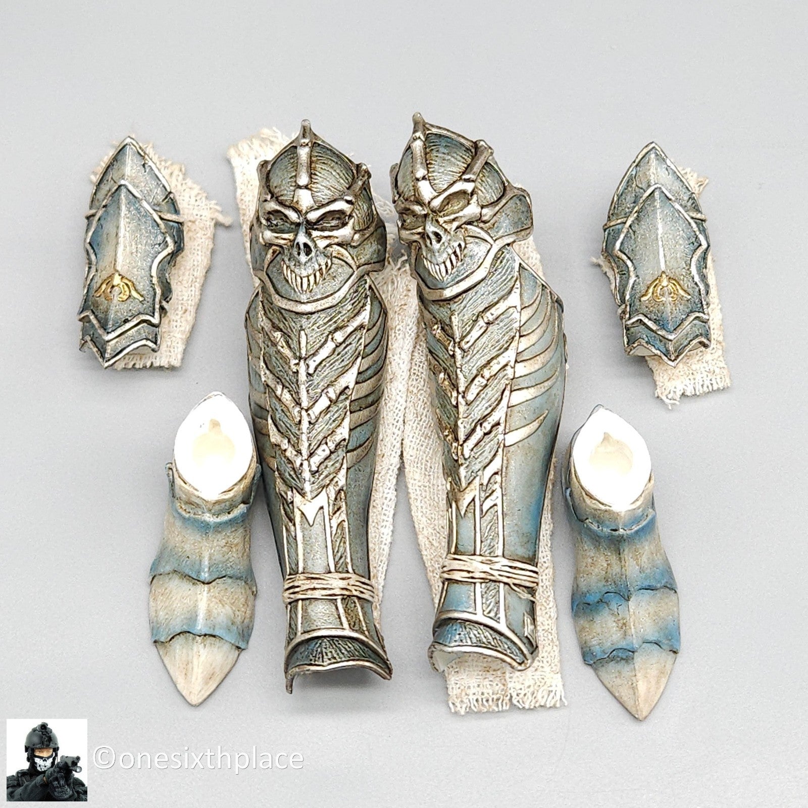 1:6 TBLeague PL2022-202B Hell’s Messenger Silver Female Armor Set for 12" Figure