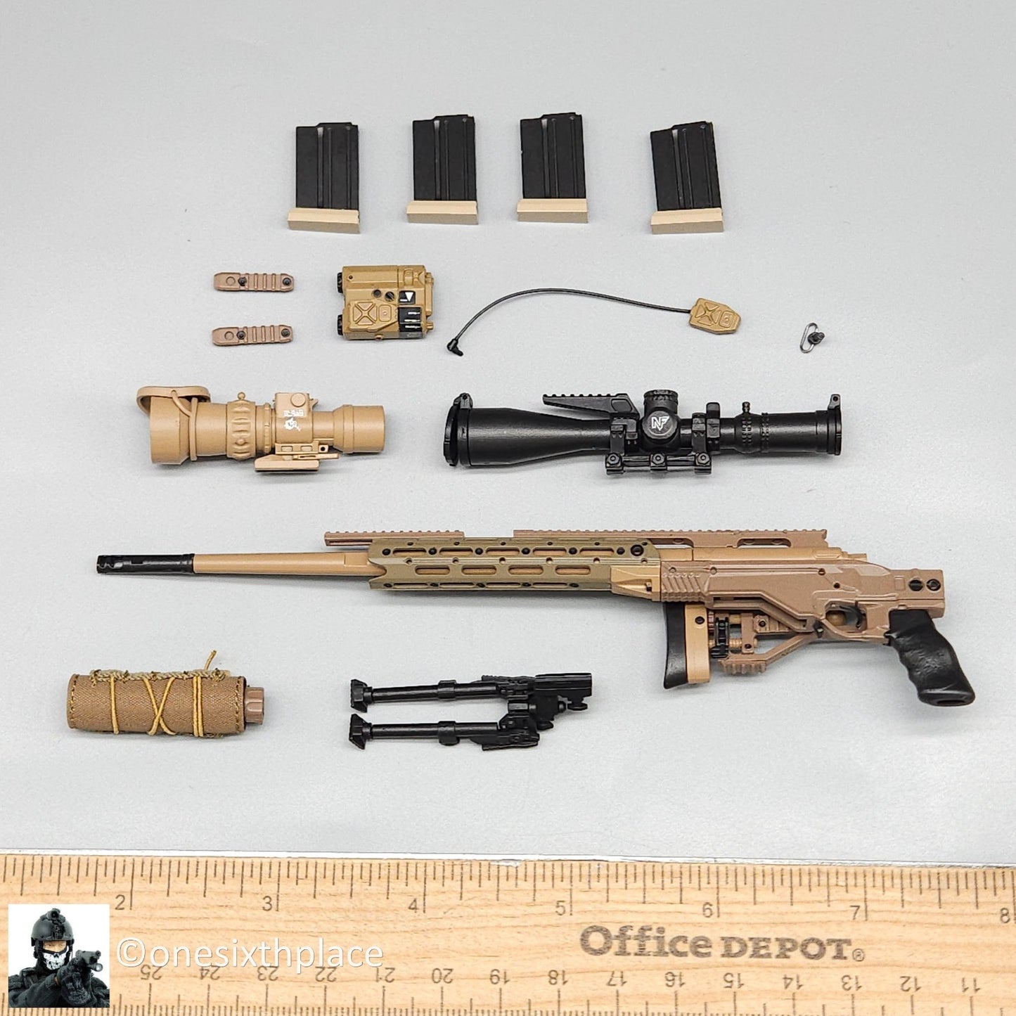 1:6 scale Easy & Simple Coalition Forces CAG SRL Sniper Rifle Set 26065RA