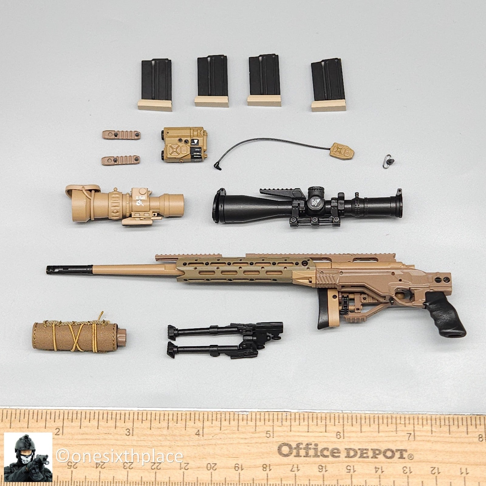 1:6 scale Easy & Simple Coalition Forces CAG SRL Sniper Rifle Set 26065RA