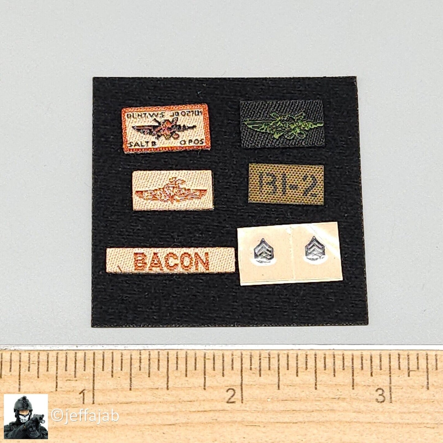 1:6 scale Easy & Simple USMC 26th MEU Patches for 12" Figures